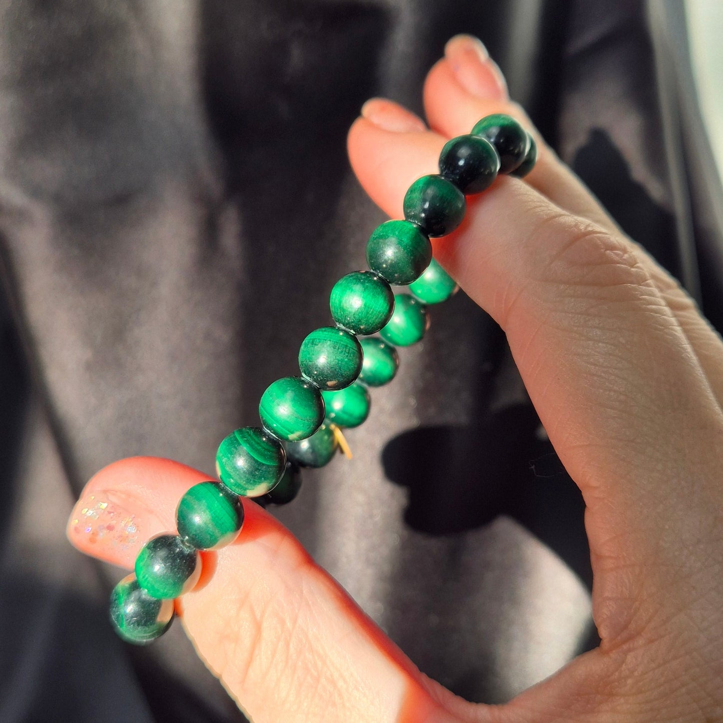 Velvet malachite bracelet
