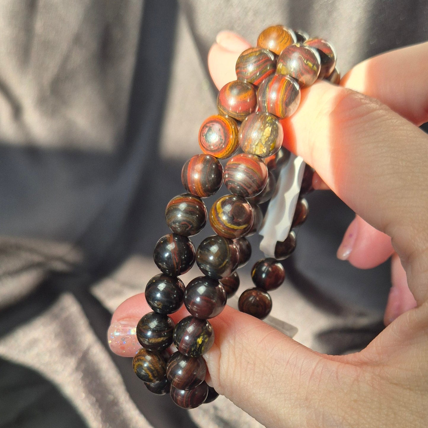 Tiger iron bracelet