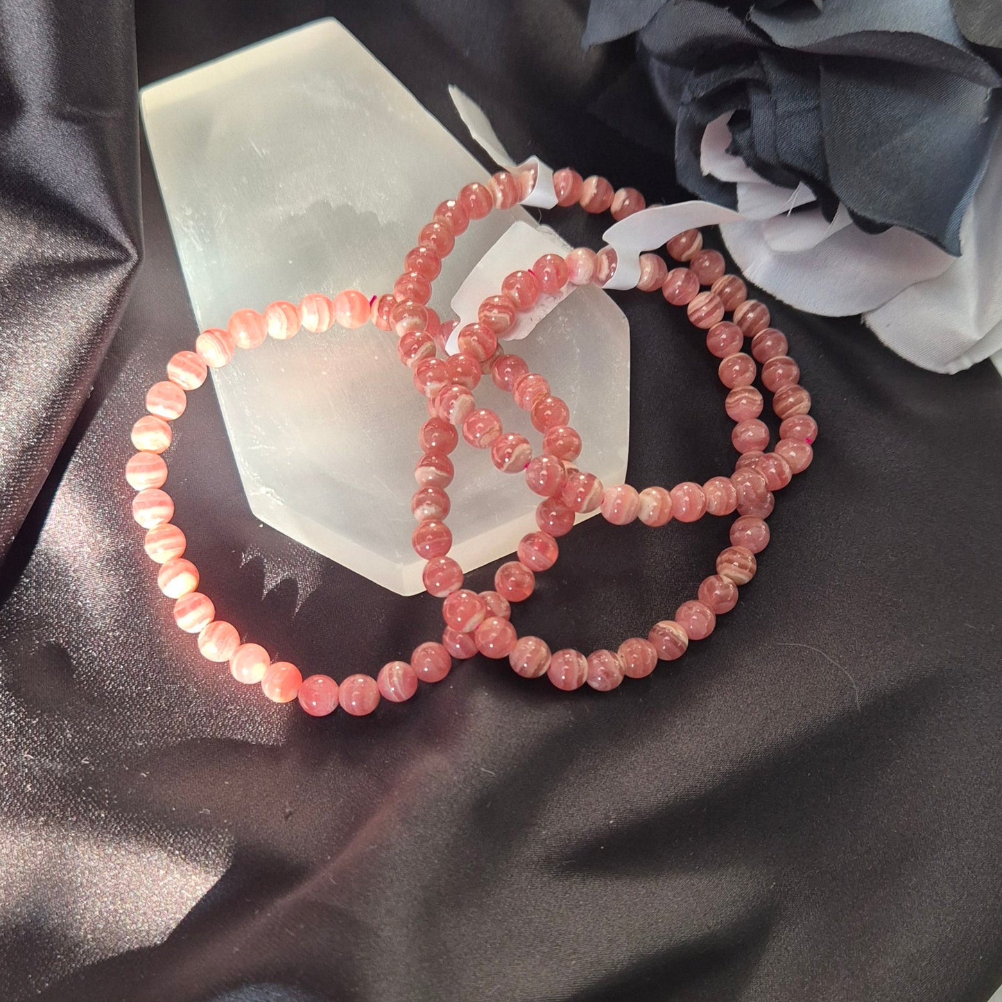 Rhodochrosite bracelet