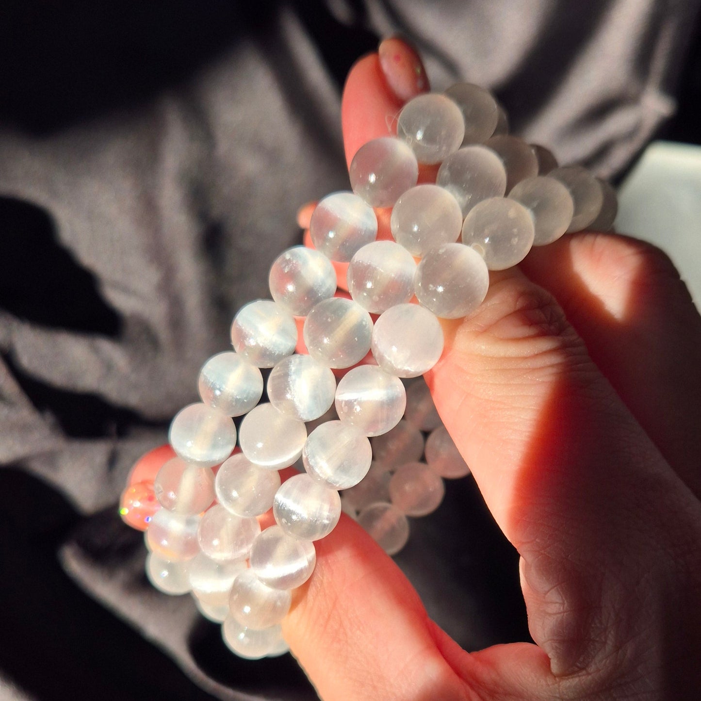 Selenite bracelet
