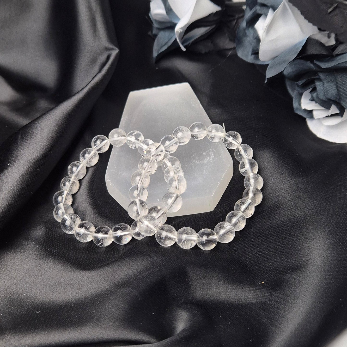Clear quarts bracelet
