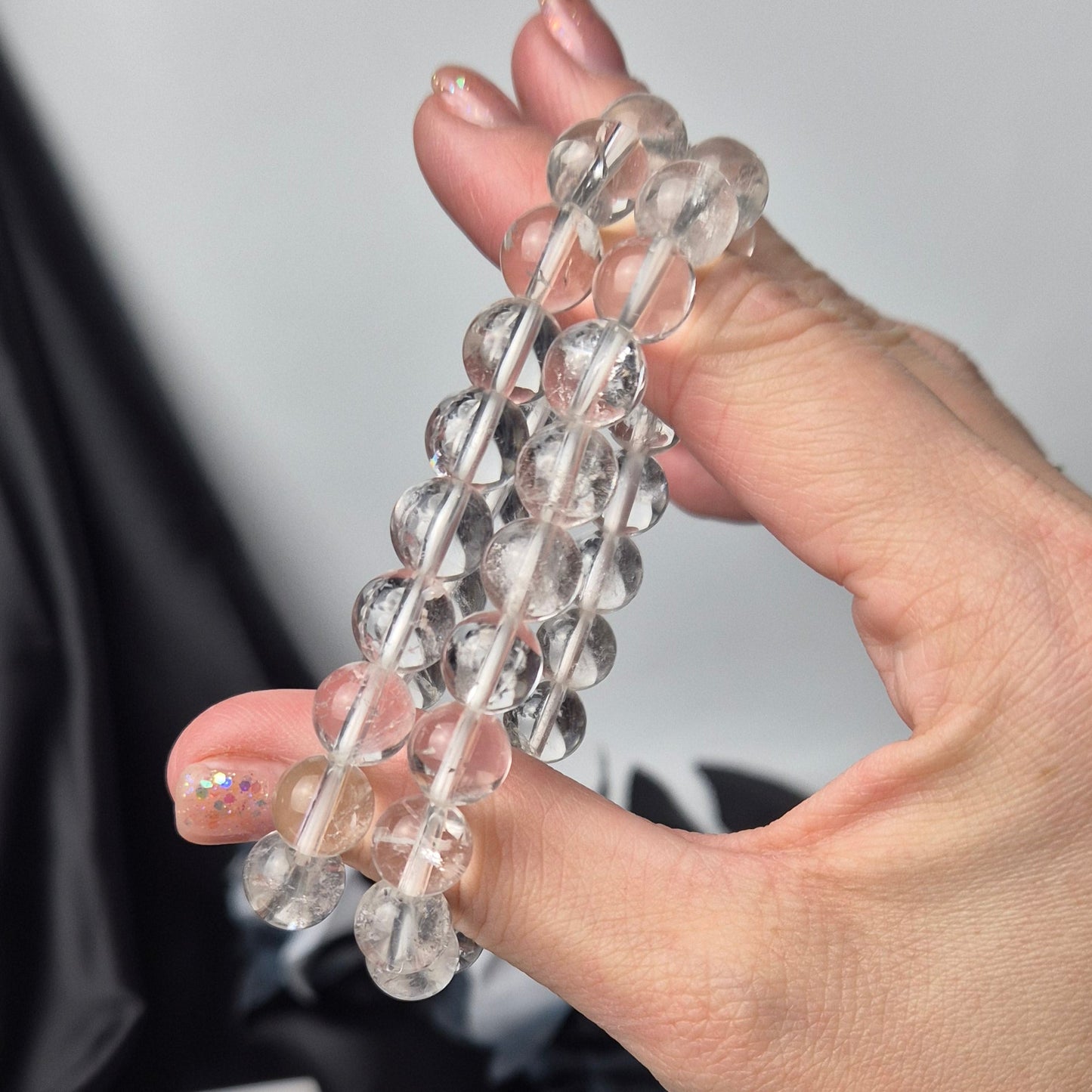 Clear quarts bracelet