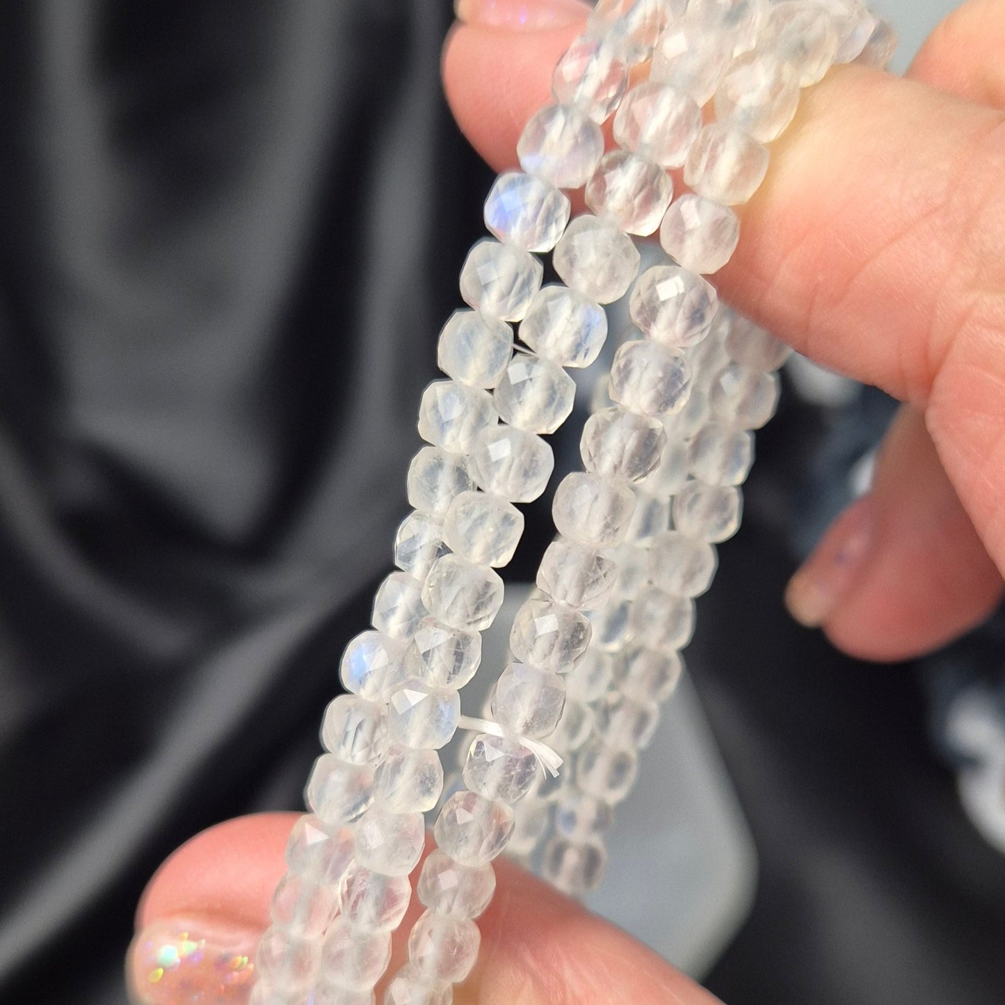 Moonstone facet bracelet
