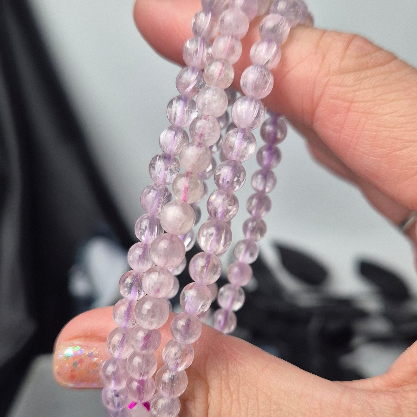 "Ice" Kunzite bracelet