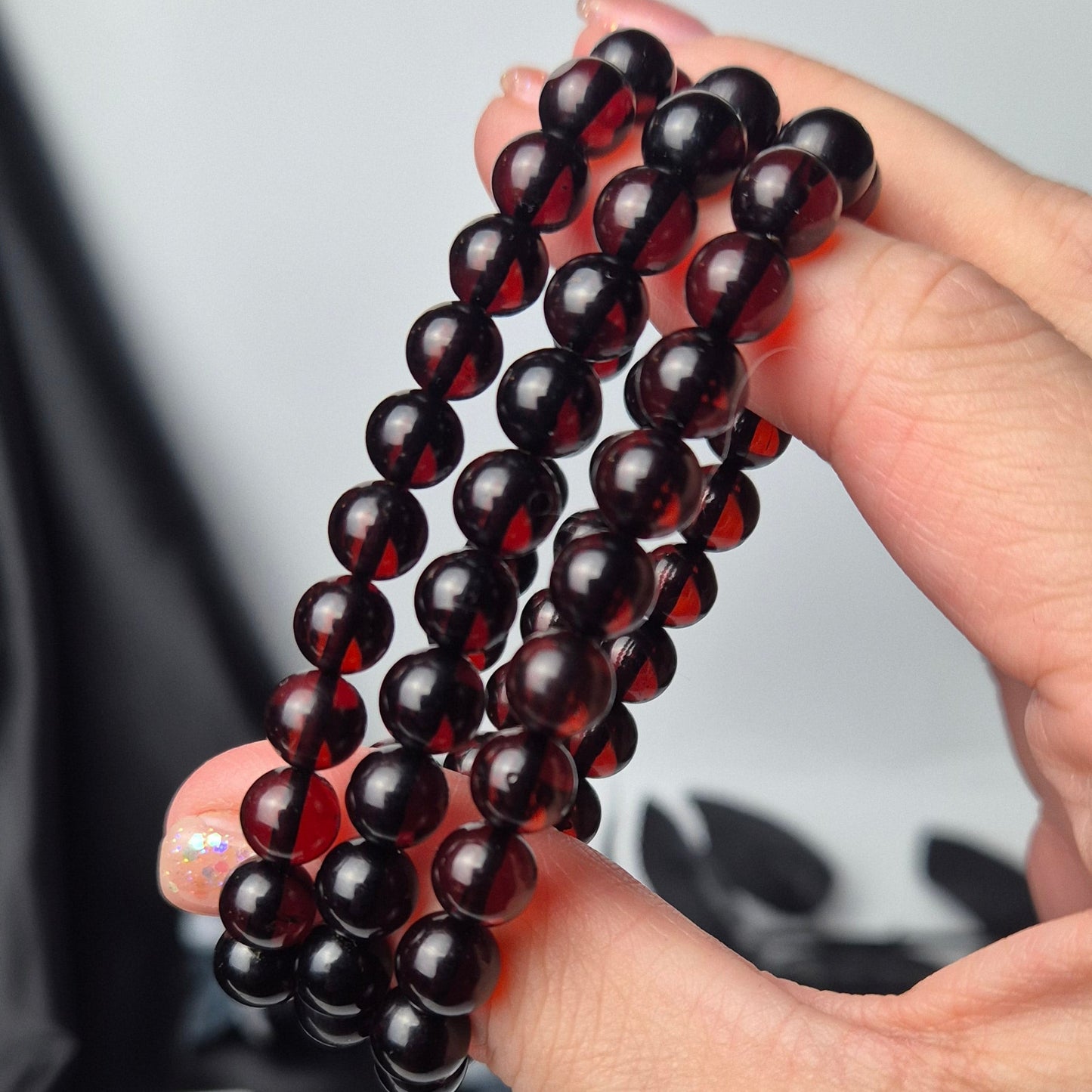 Red amber bracelet