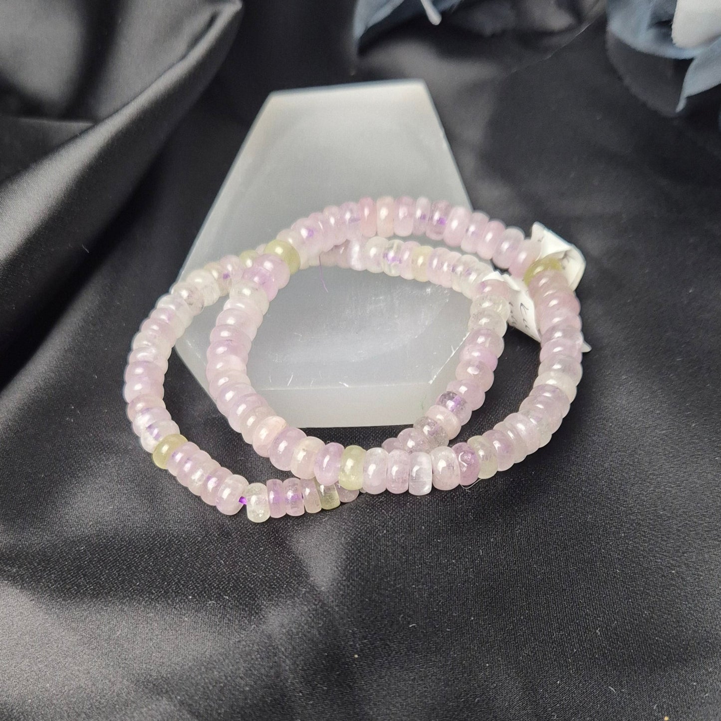 Kunzite donut bracelet