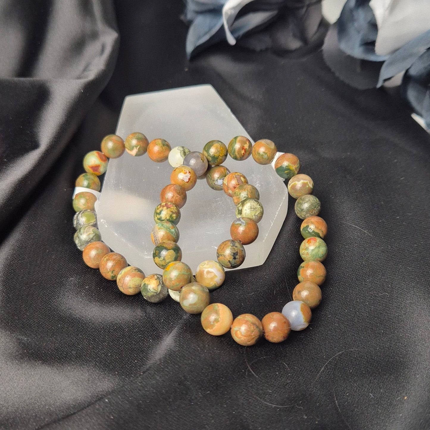 Rainforrest jasper bracelet