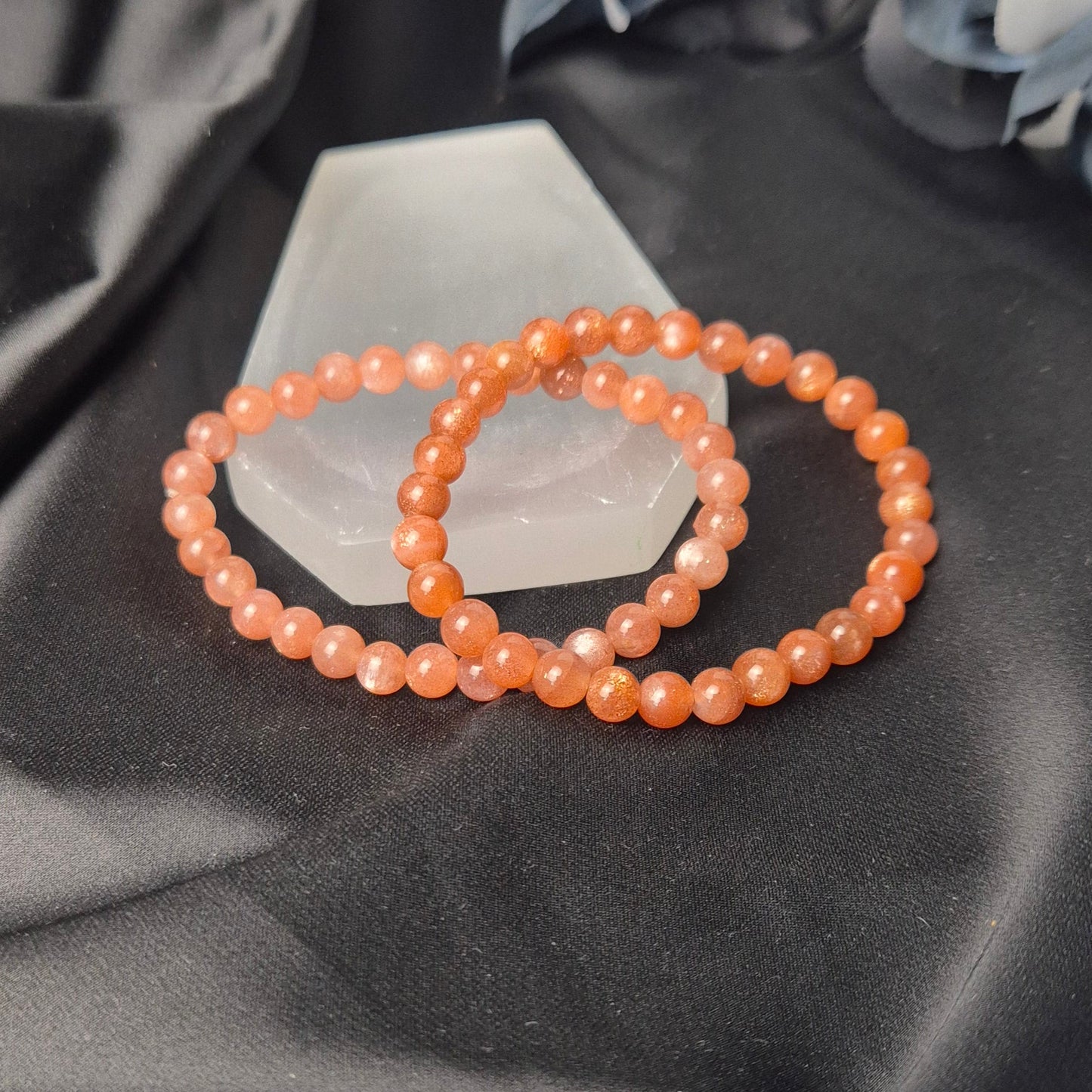 sunstone / moonstone bracelet