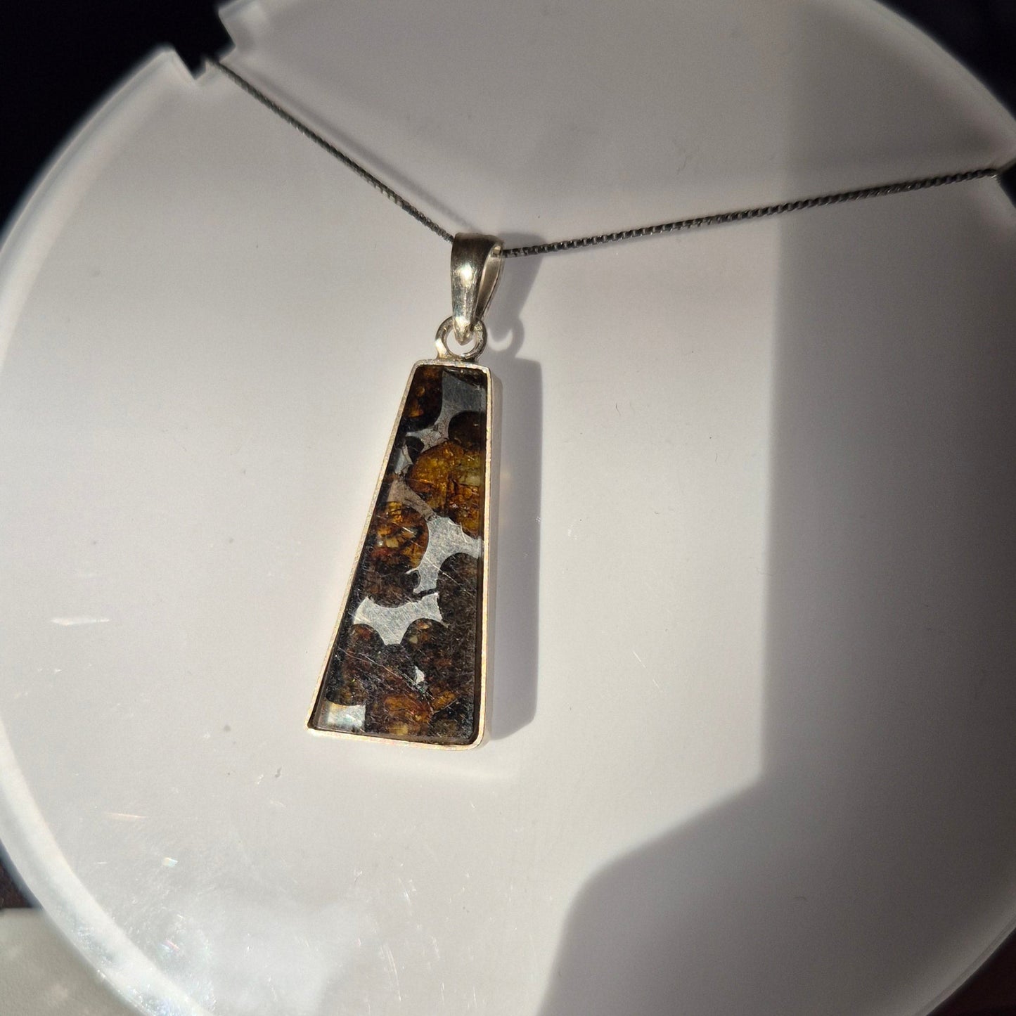 Brenham meteorite necklace 1