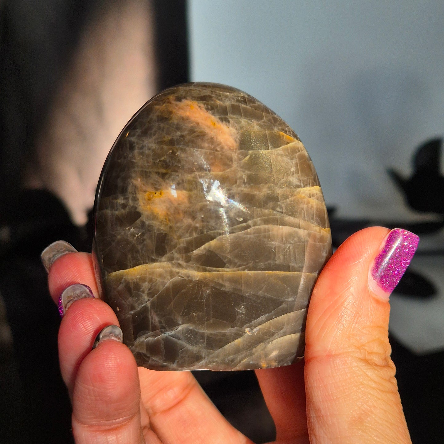 Black moonstone freeform 1