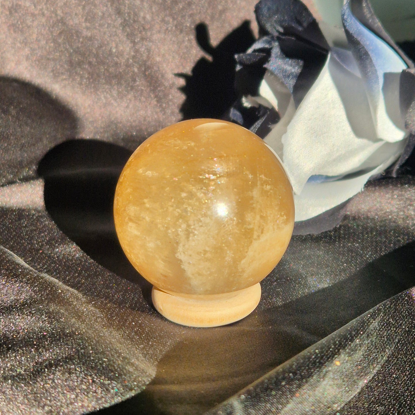 White moonstone sphere 6