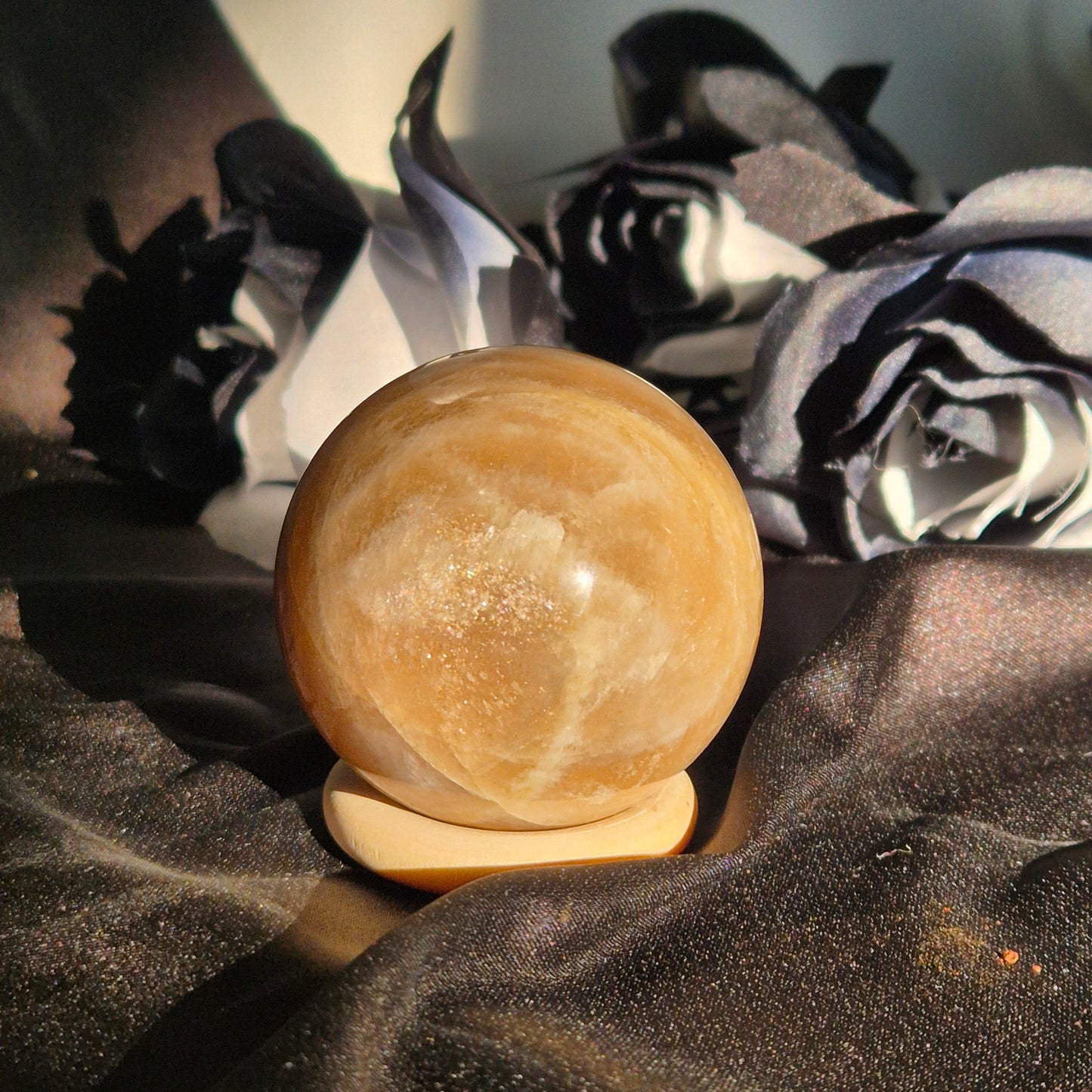 White moonstone sphere 10