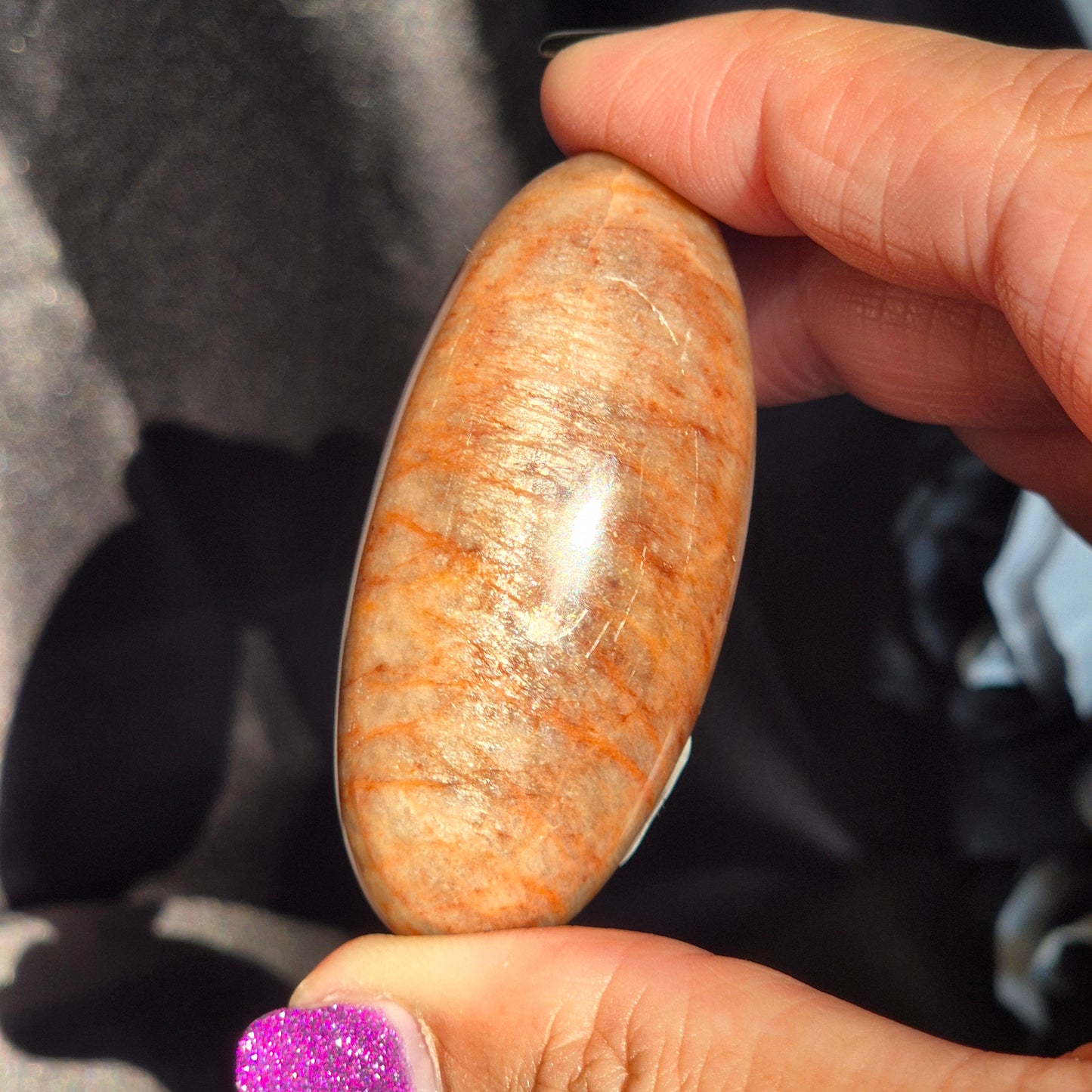 "Red" moonstone shiva 1