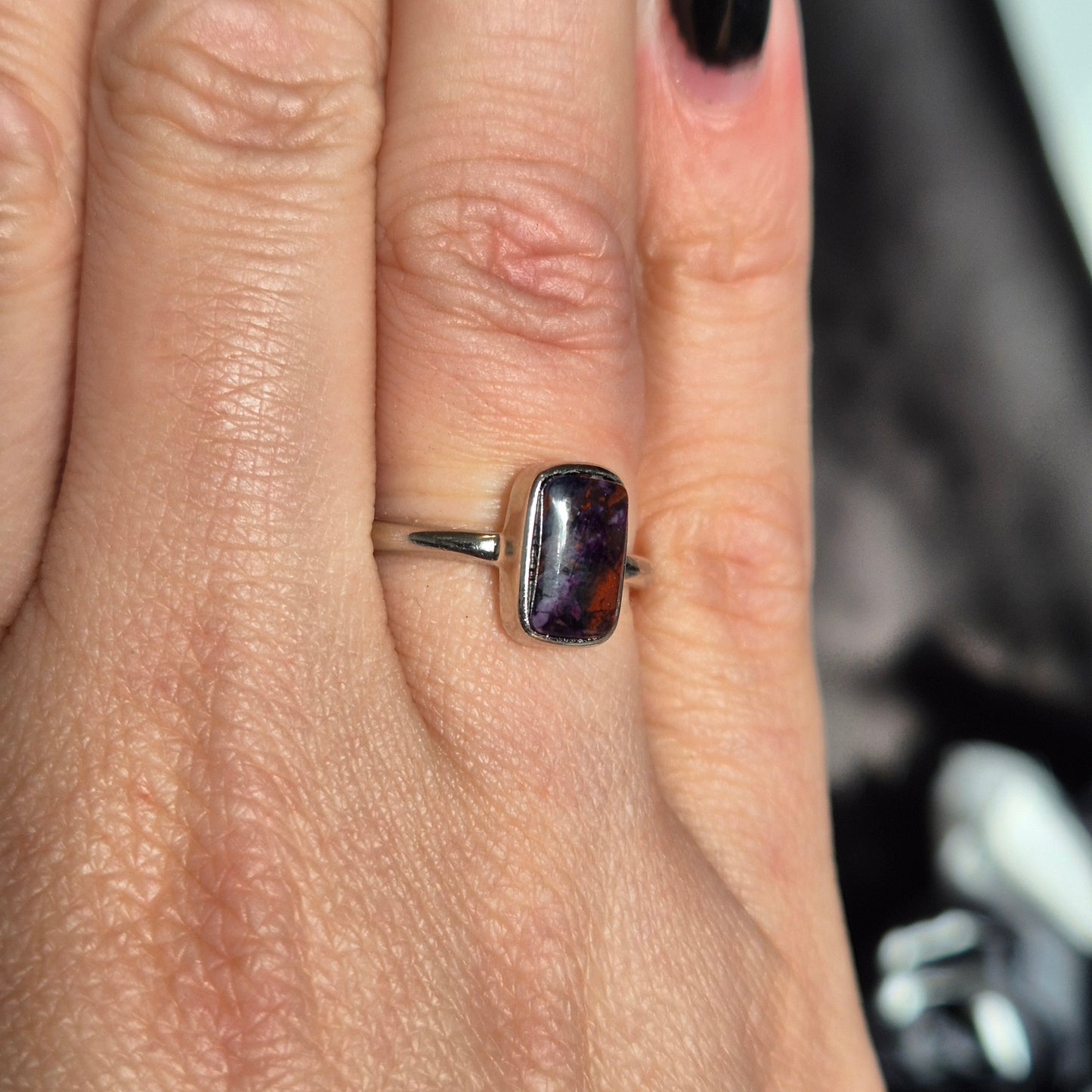 High quality sugilite ring 2
