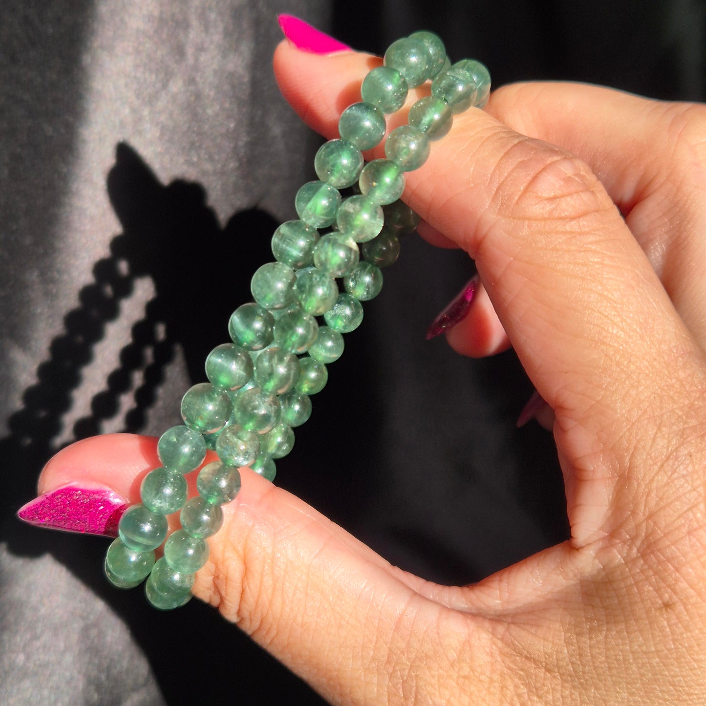 Green apaptite bracelet