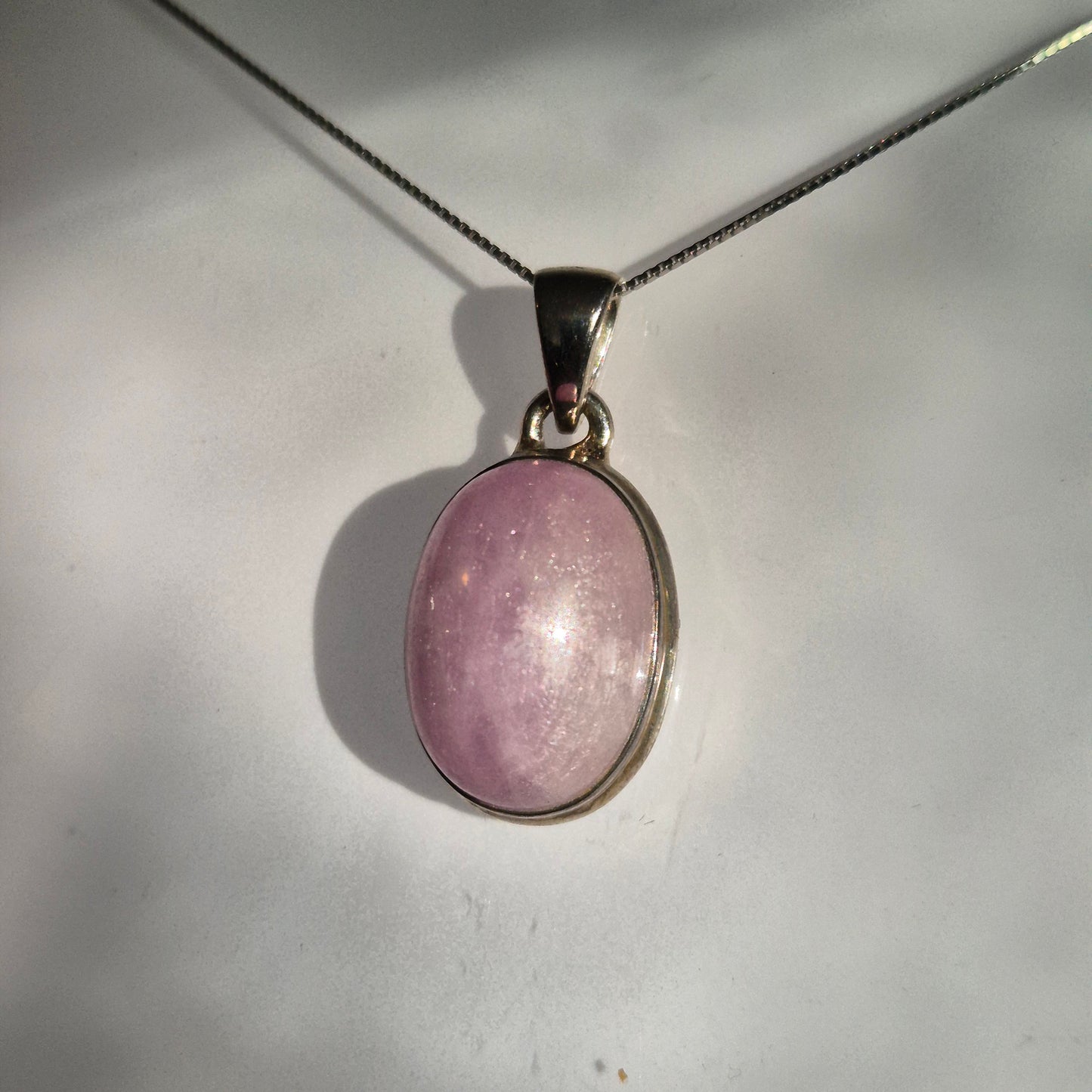 Kunzite necklace 3