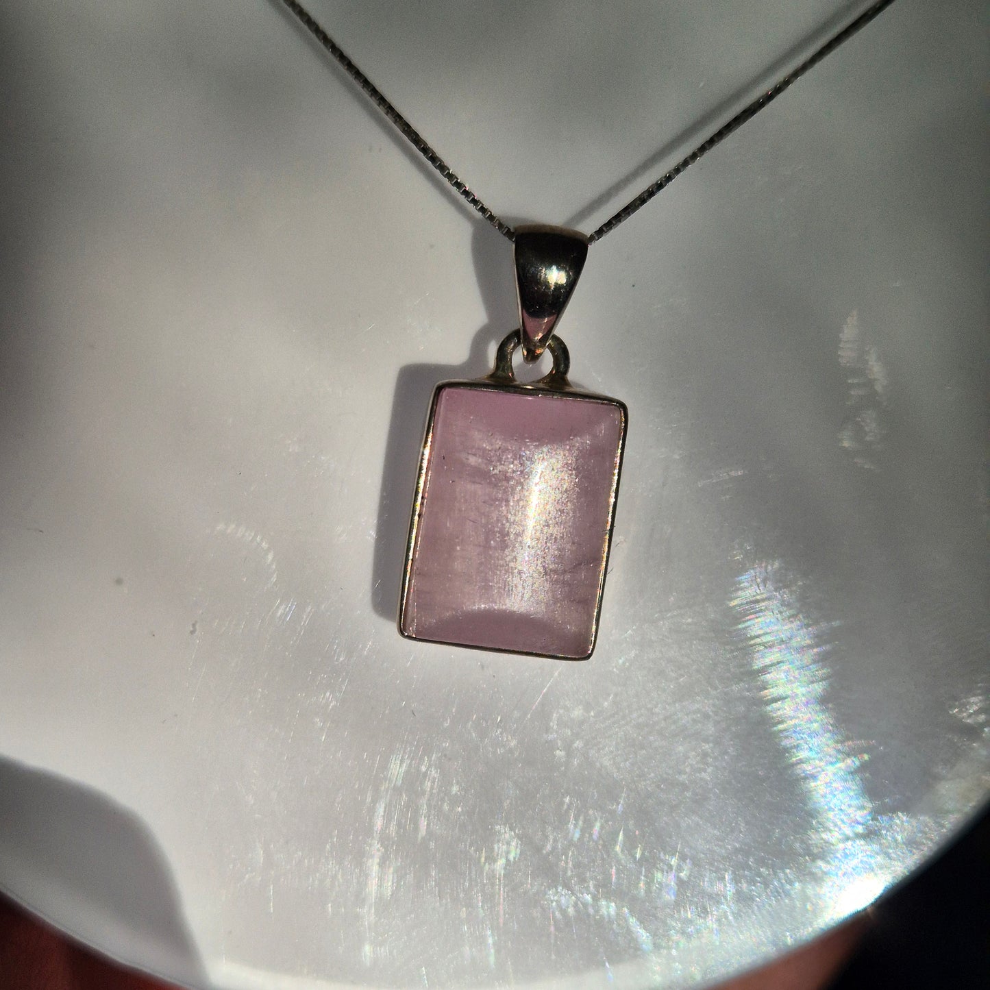 Kunzite necklace 8