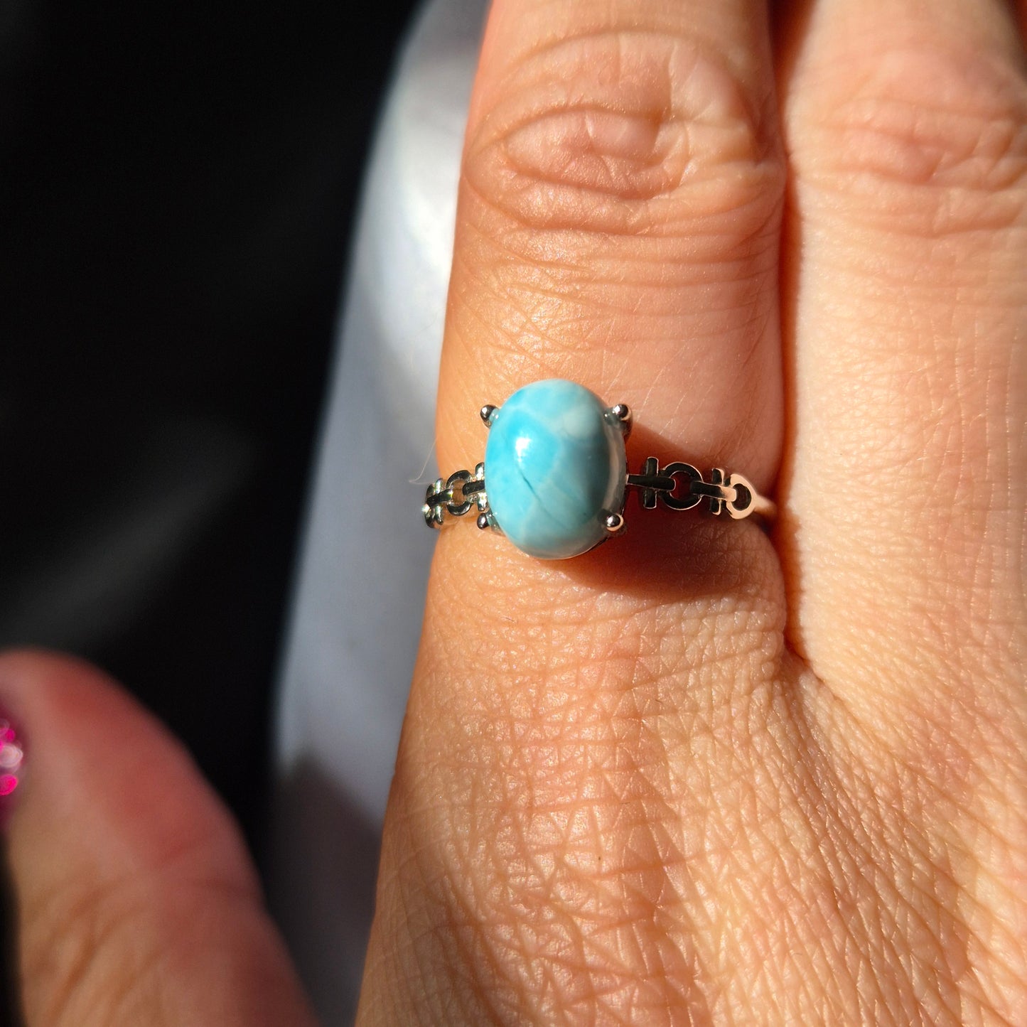 Larimar ring 1