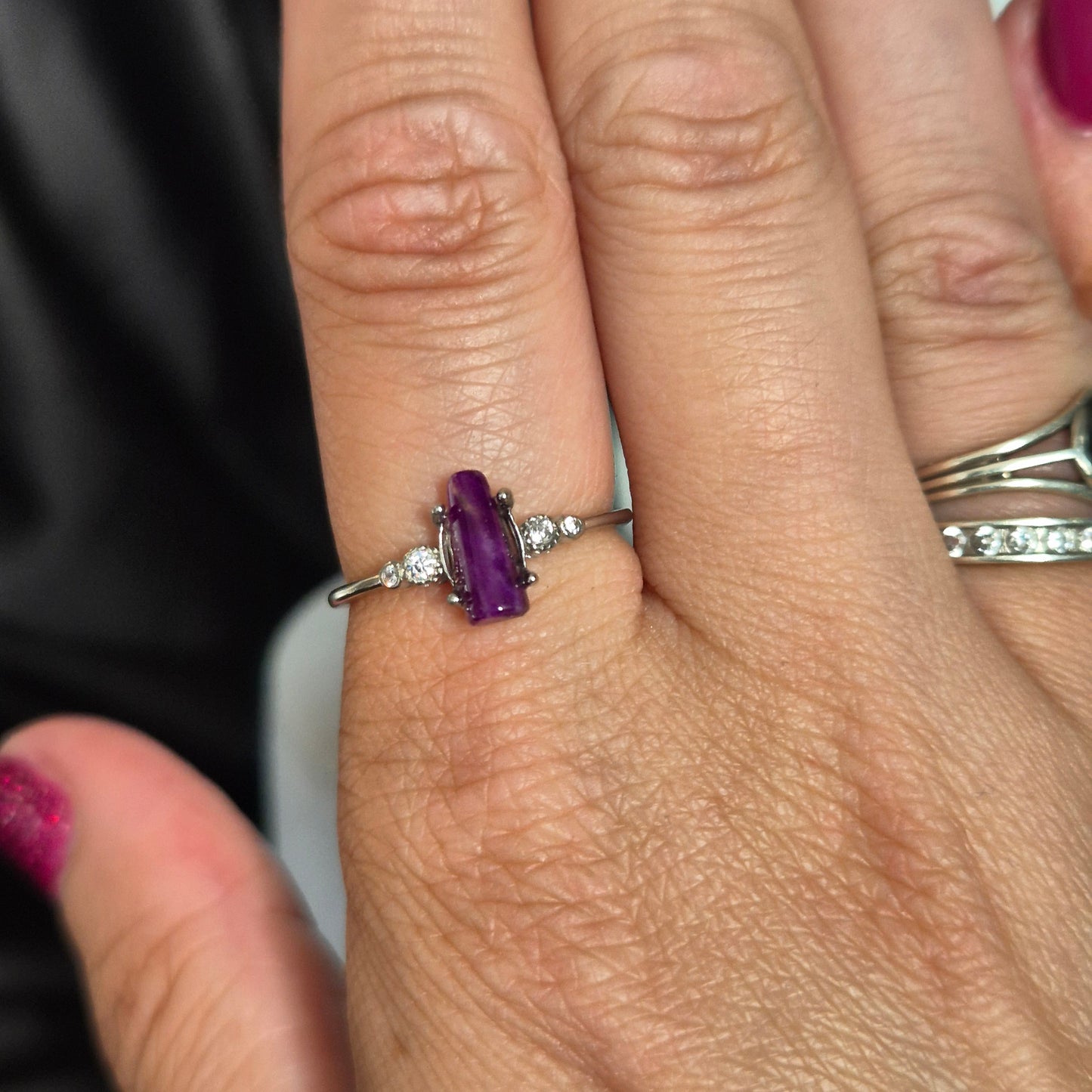 Sugillite ring small 4