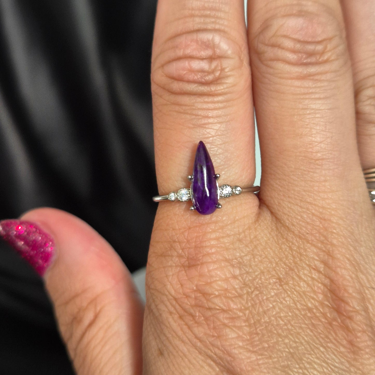 Sugillite ring small 5