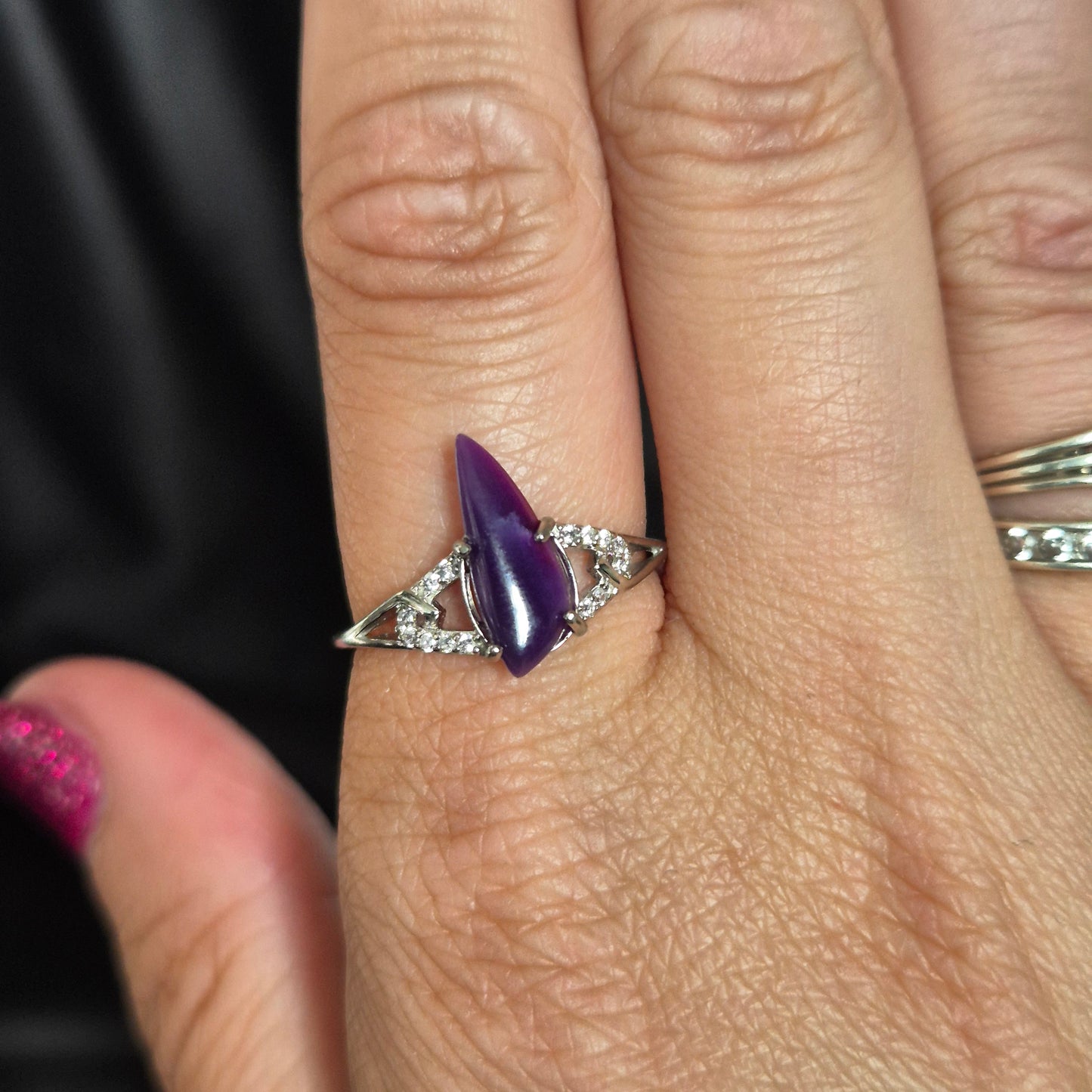 Sugillite ring small 7