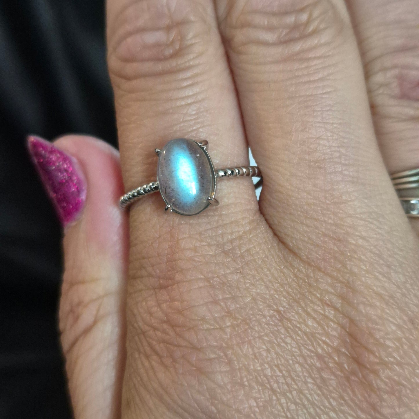 Labradorite ring 5