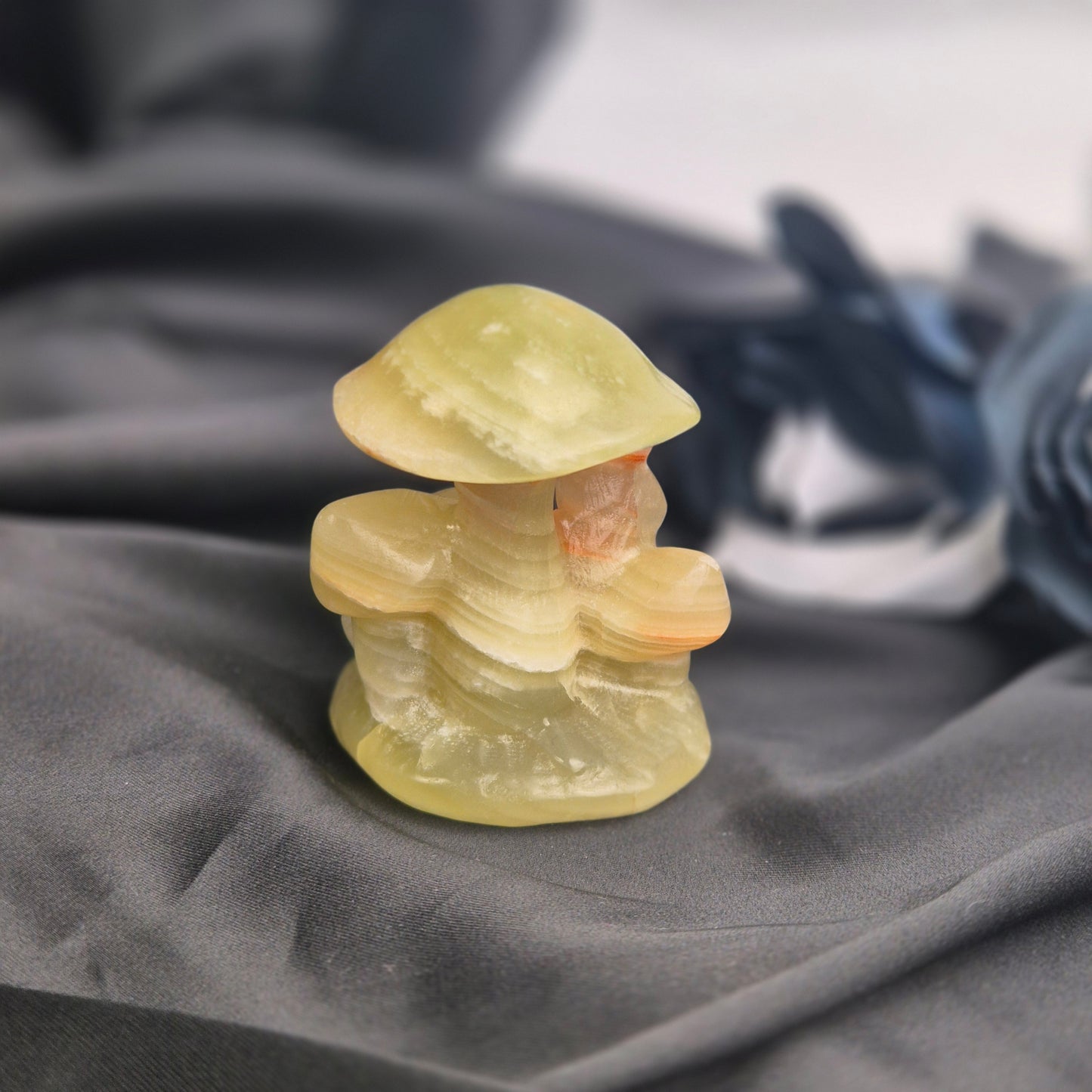 Green calcite / aragonite snail 1