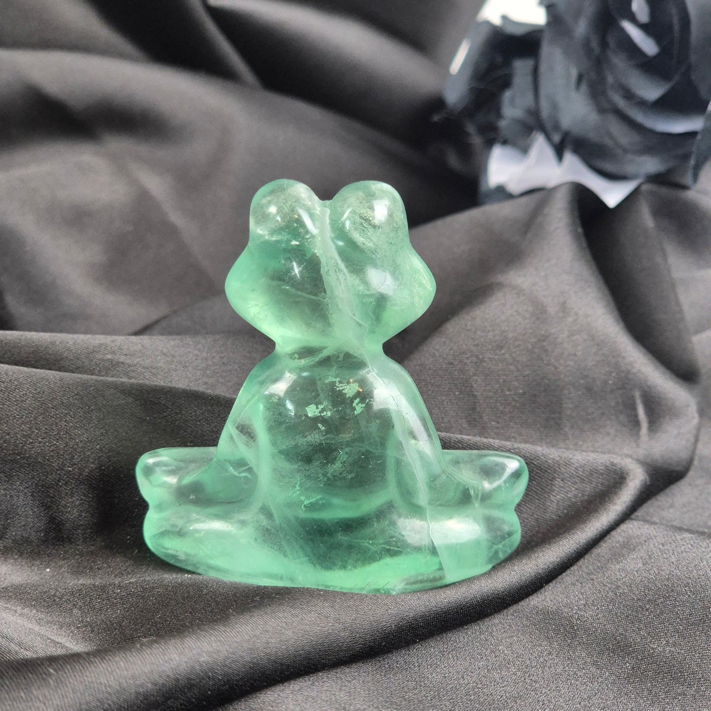 Fluorite frog "zen"