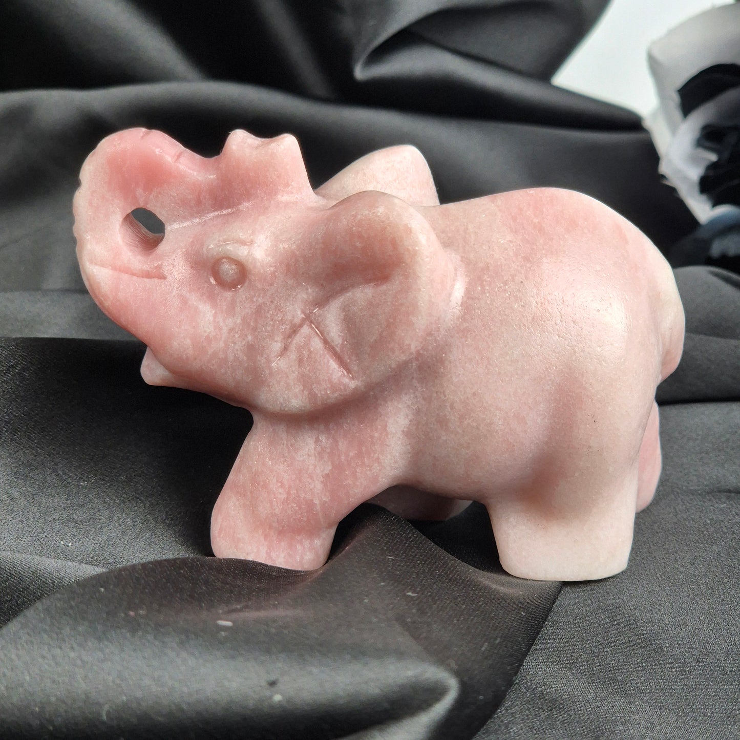 Pink opal elephant 1