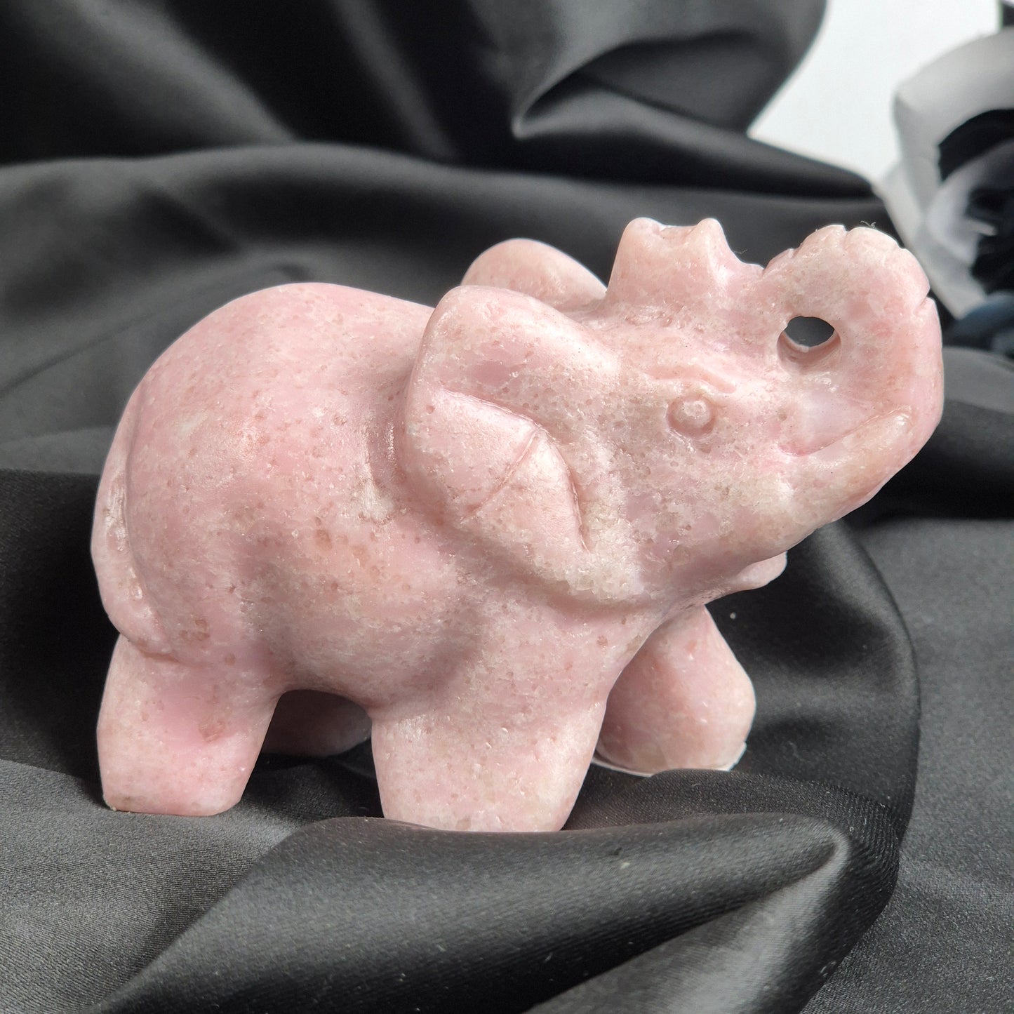Pink opal elephant 2
