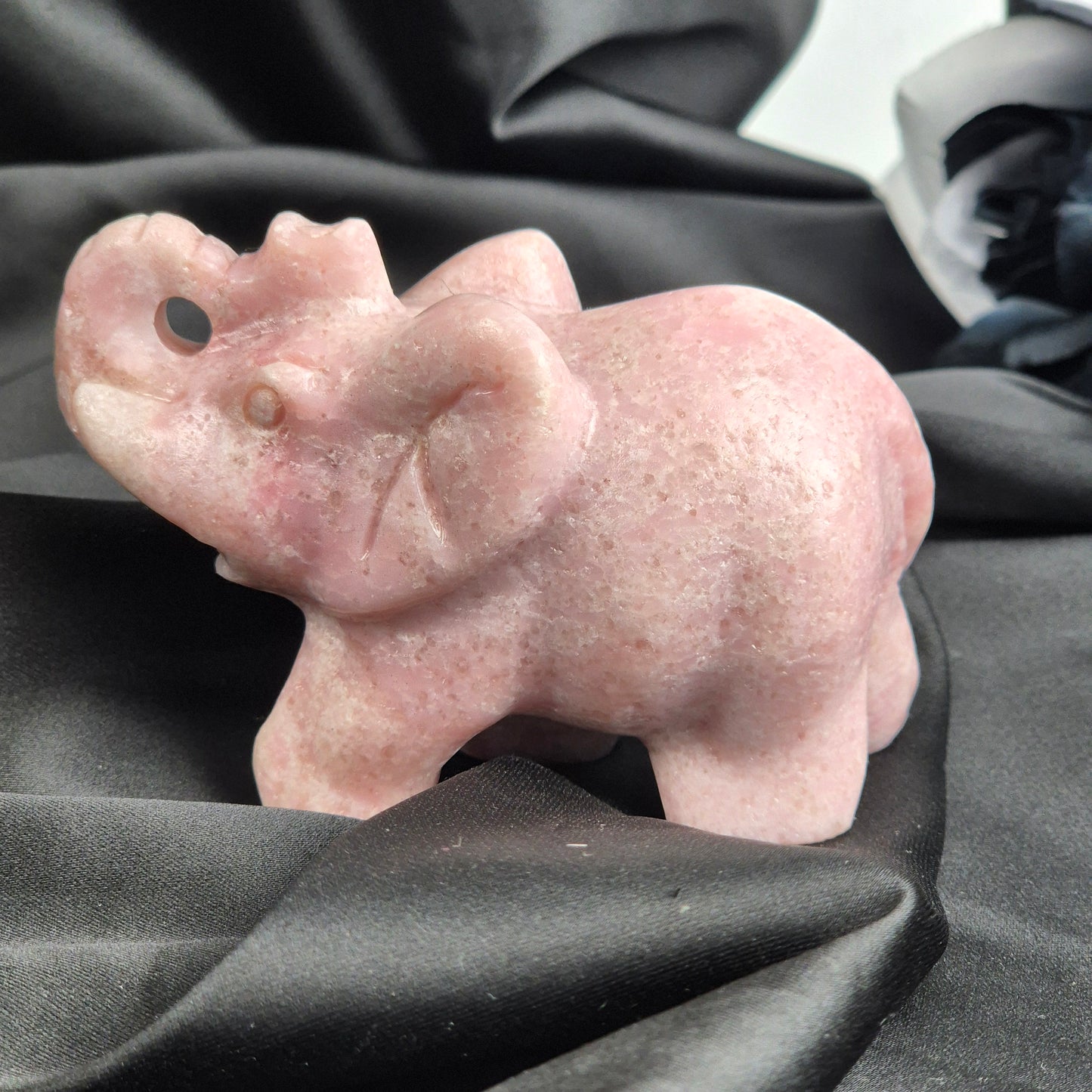 Pink opal elephant 2