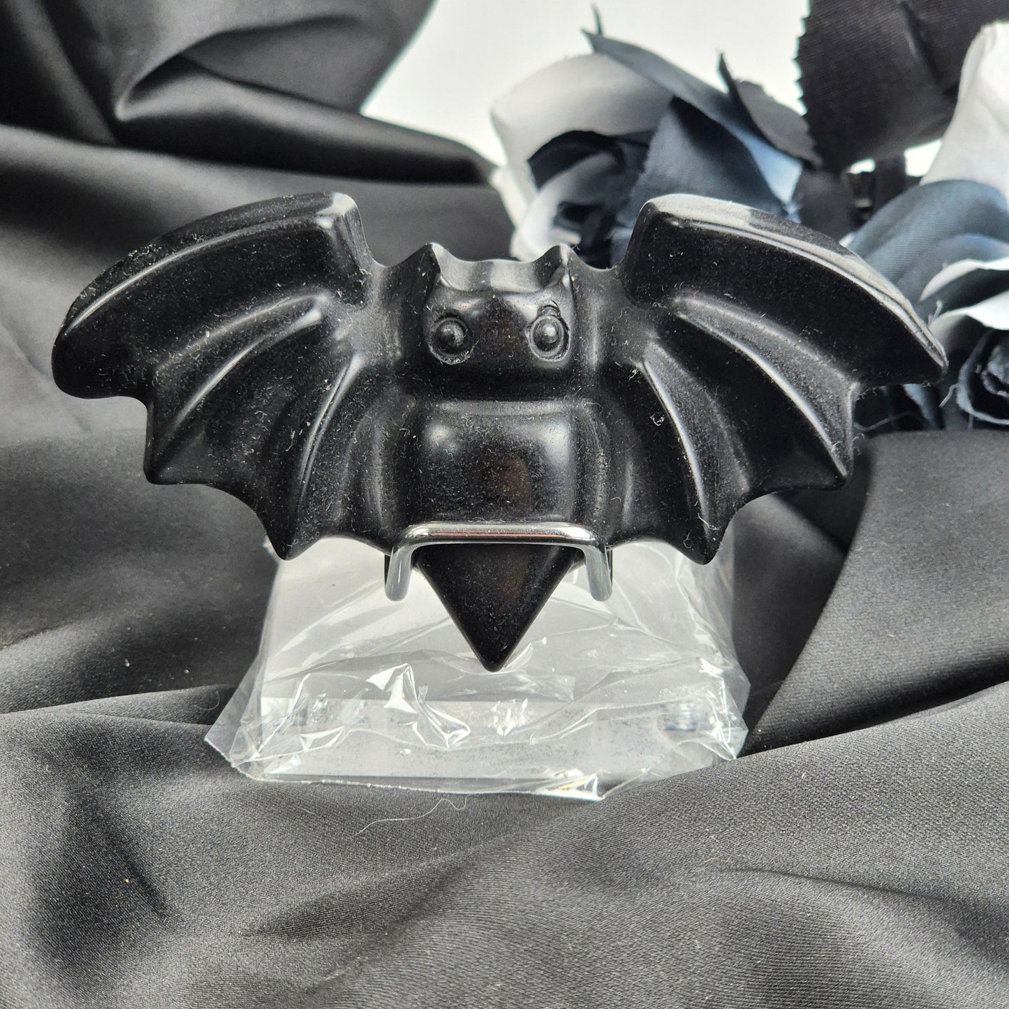 Black obsidian bat