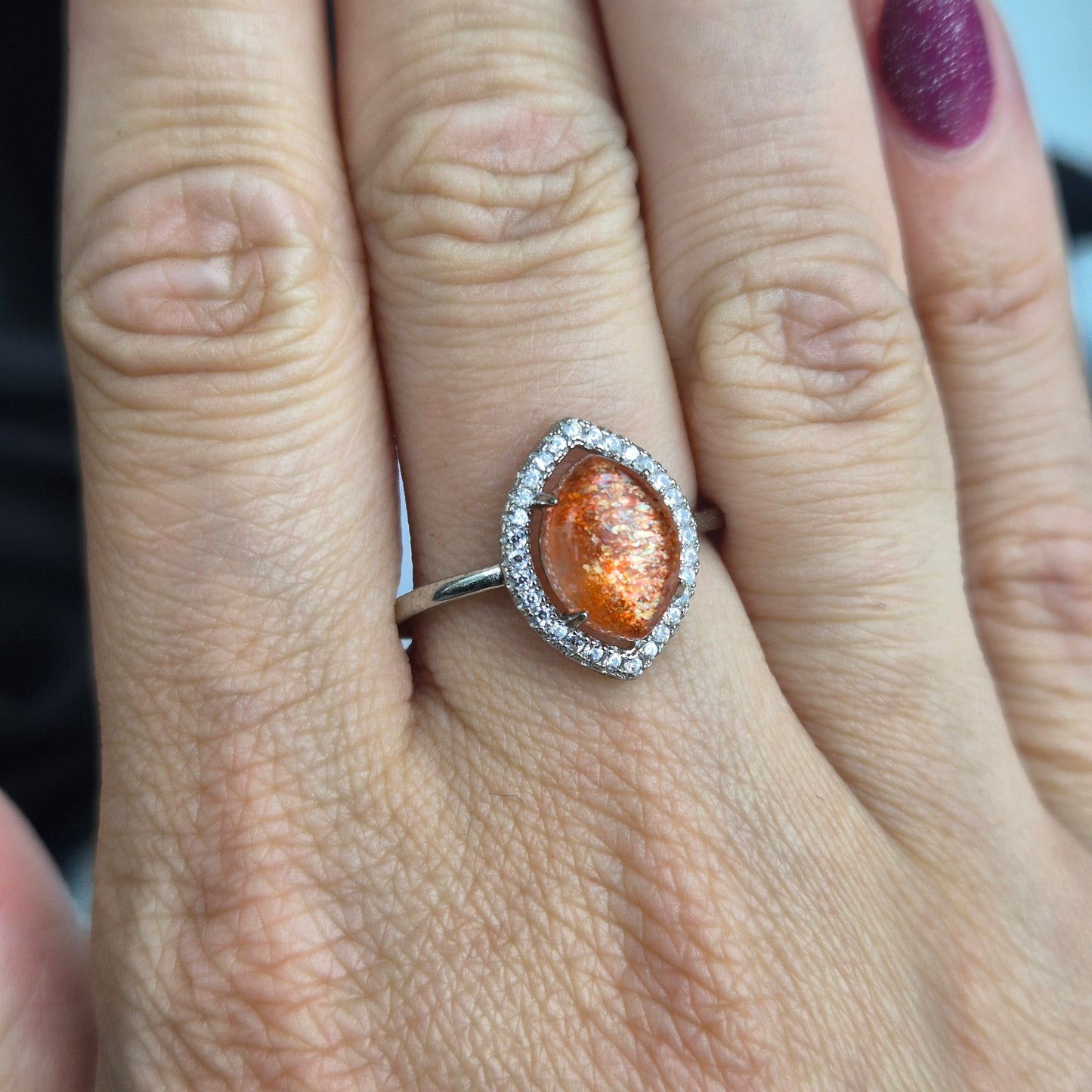 Sunstone ring eye 2
