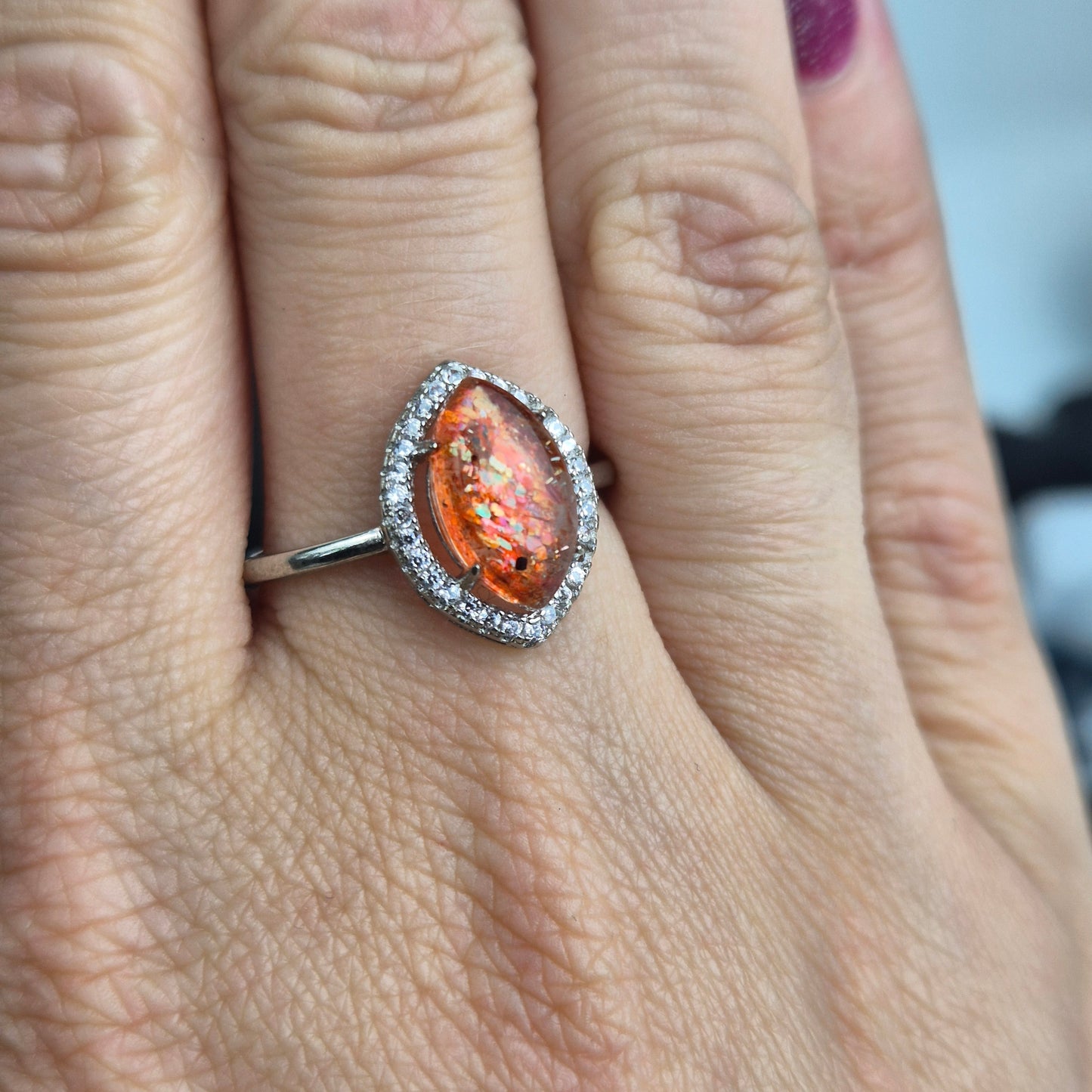 Sunstone ring eye 4