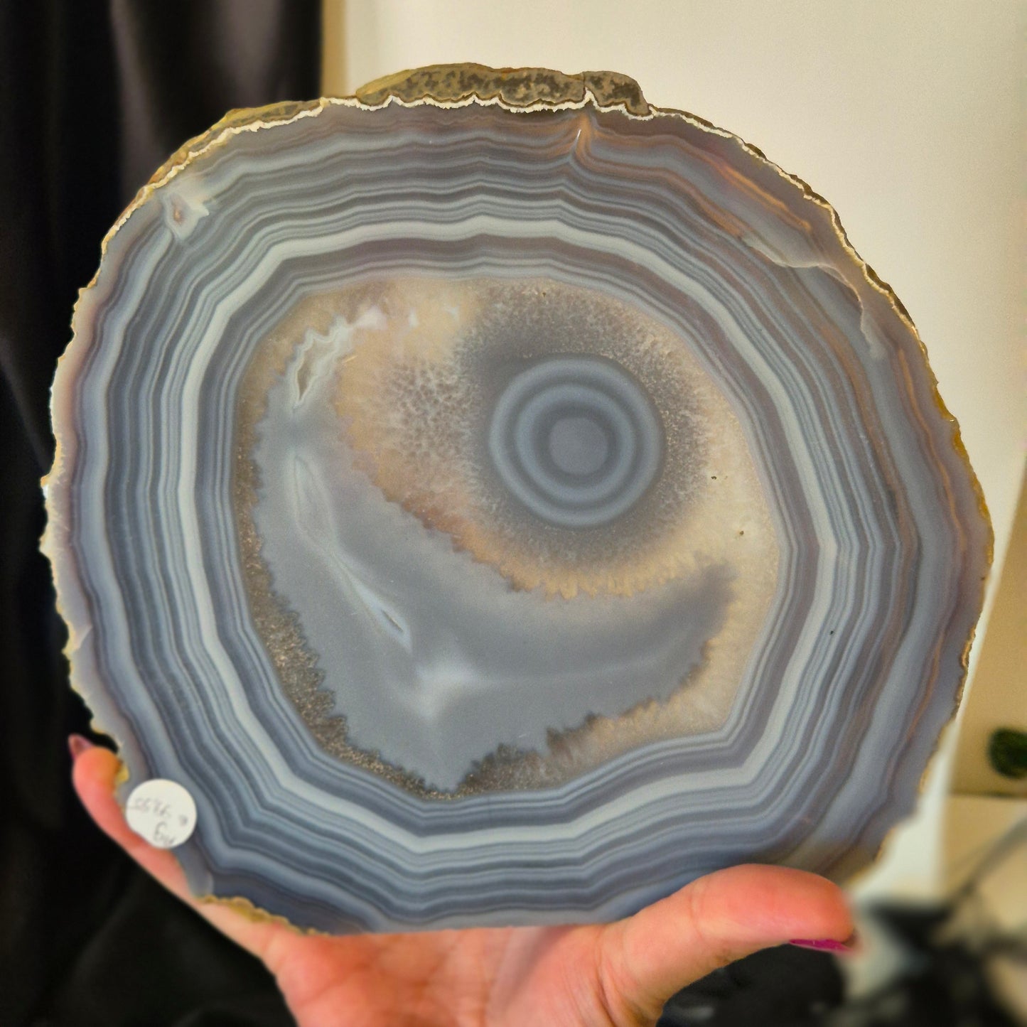 Agate slice "Cookiemonster"