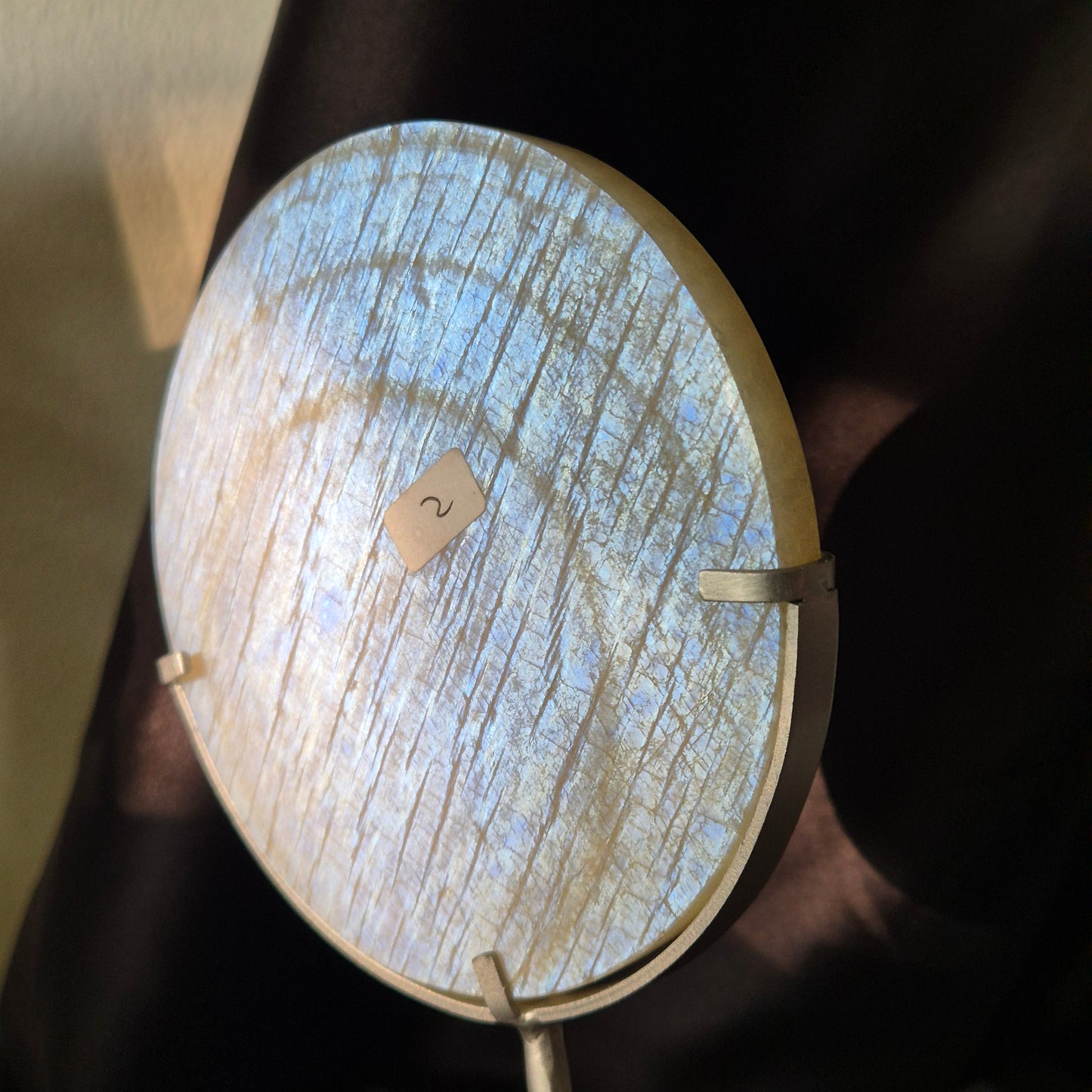 Moonstone mirror on stand 3