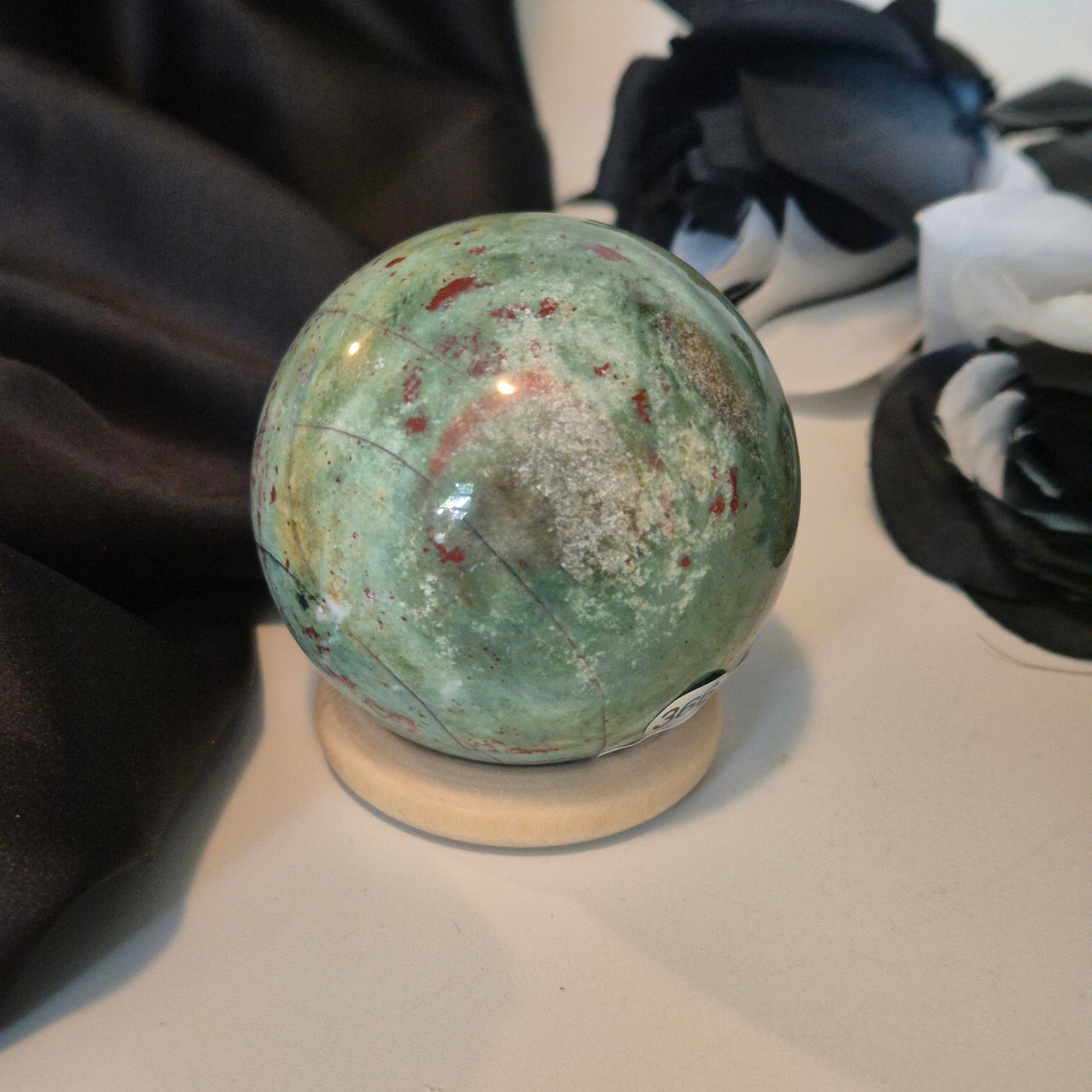 Unicorn jasper sphere 366