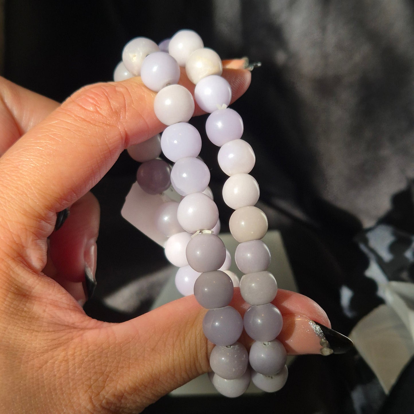 Yttrium fluorite bracelet