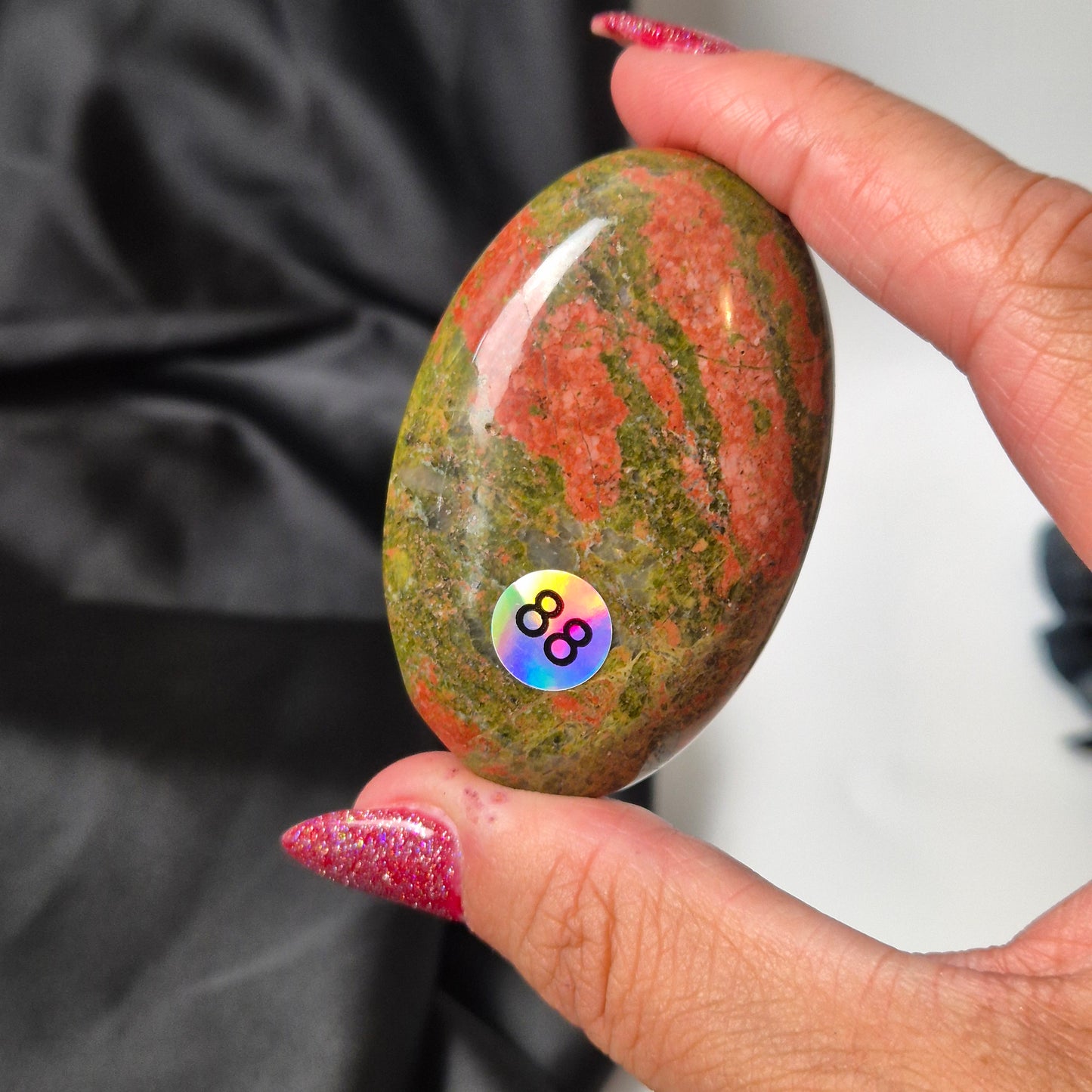 Unakite palmstone 88