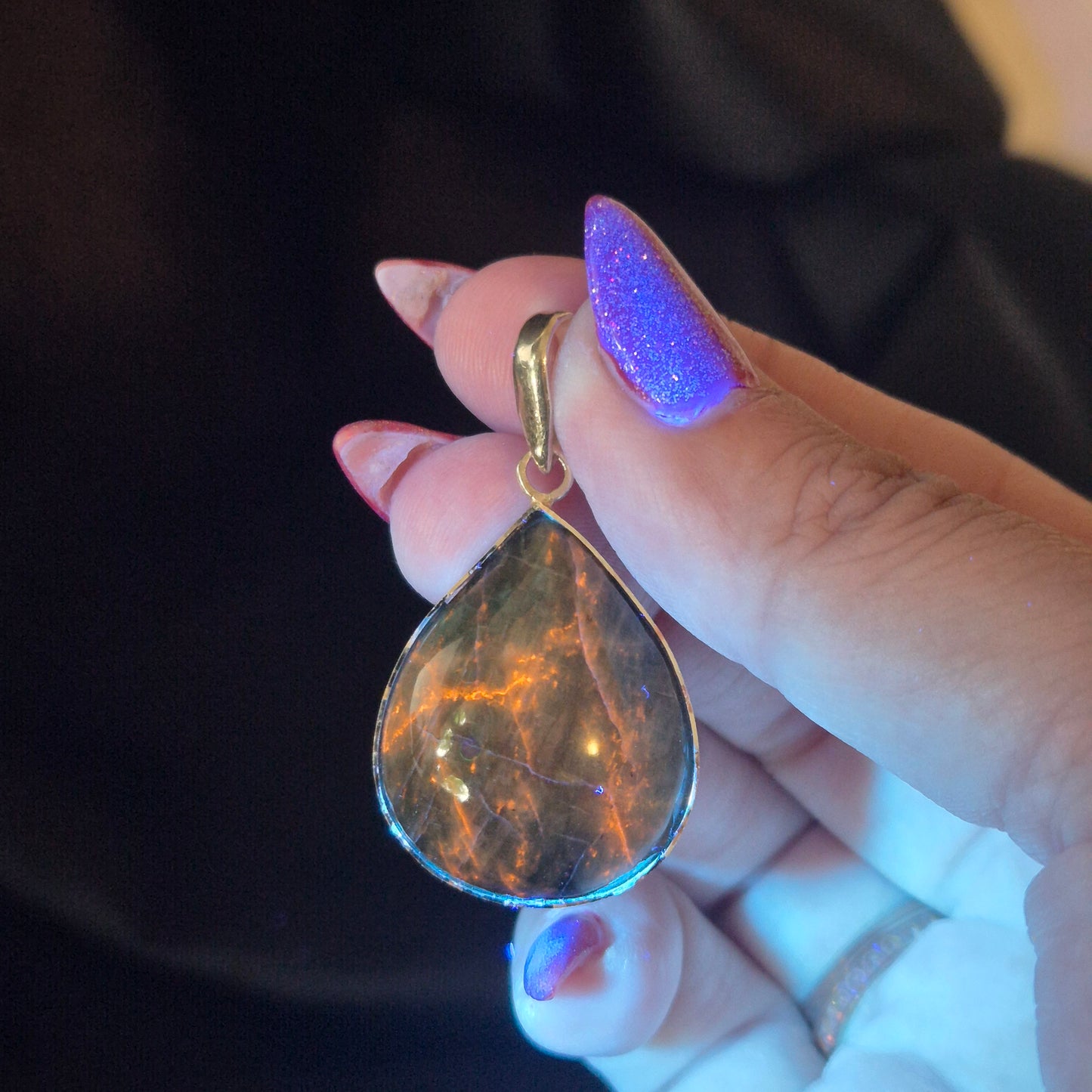 Polarity moonstone necklace 4