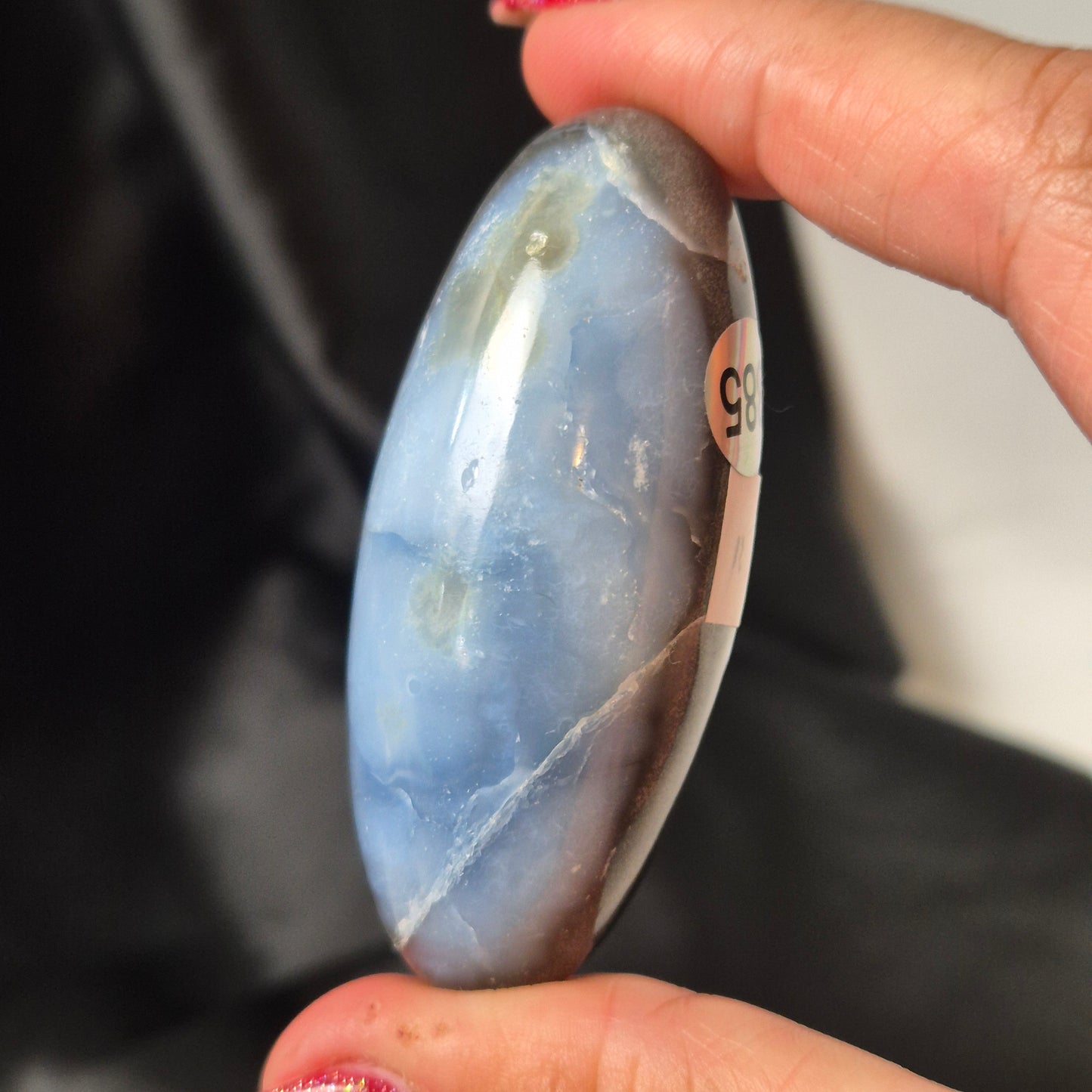 Blue owyhee opal shiva 385