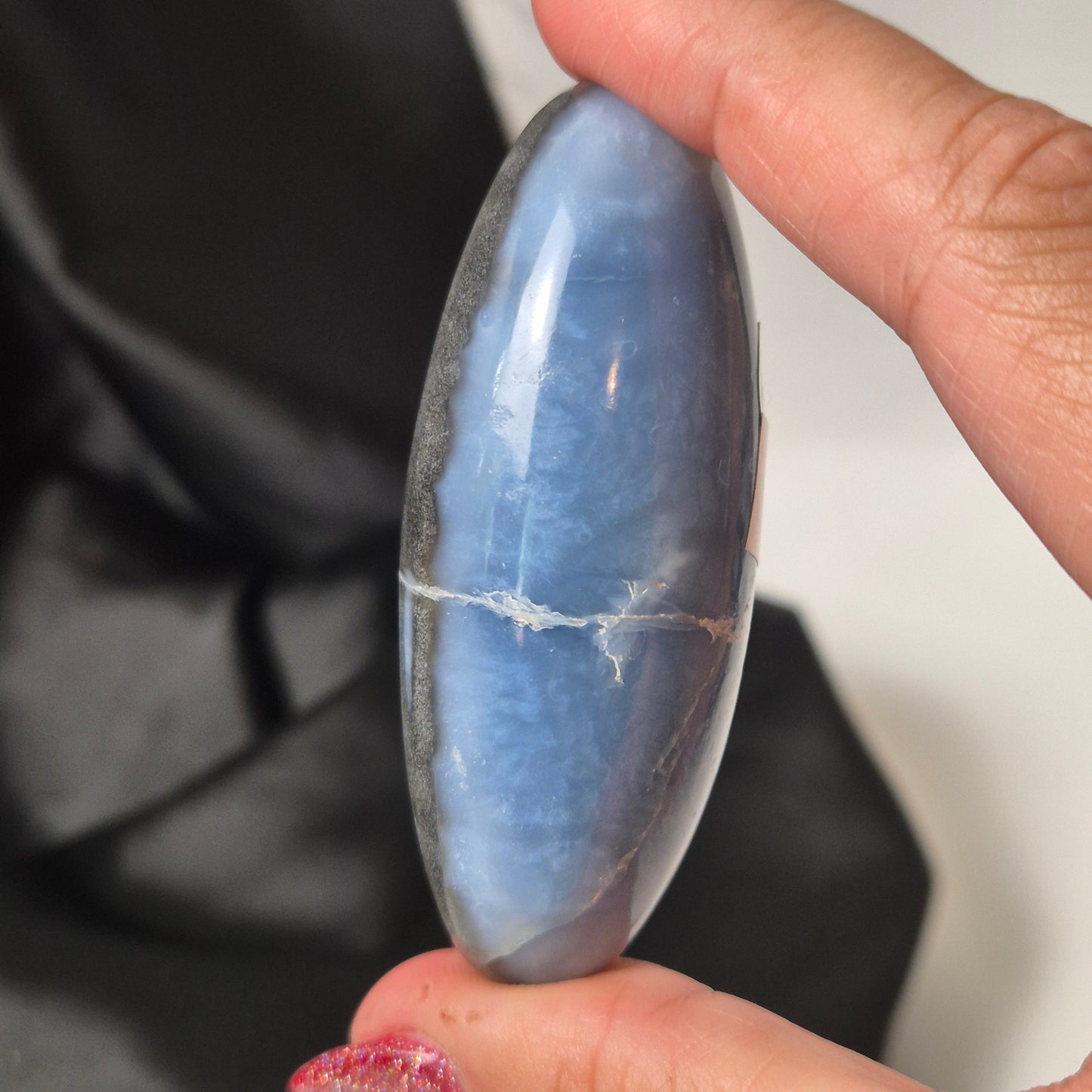 Blue owyhee opal shiva 392