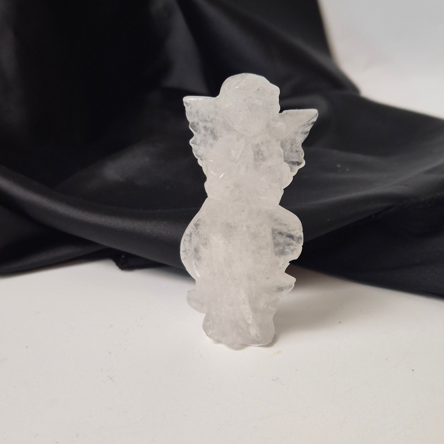 Clear quarts angel