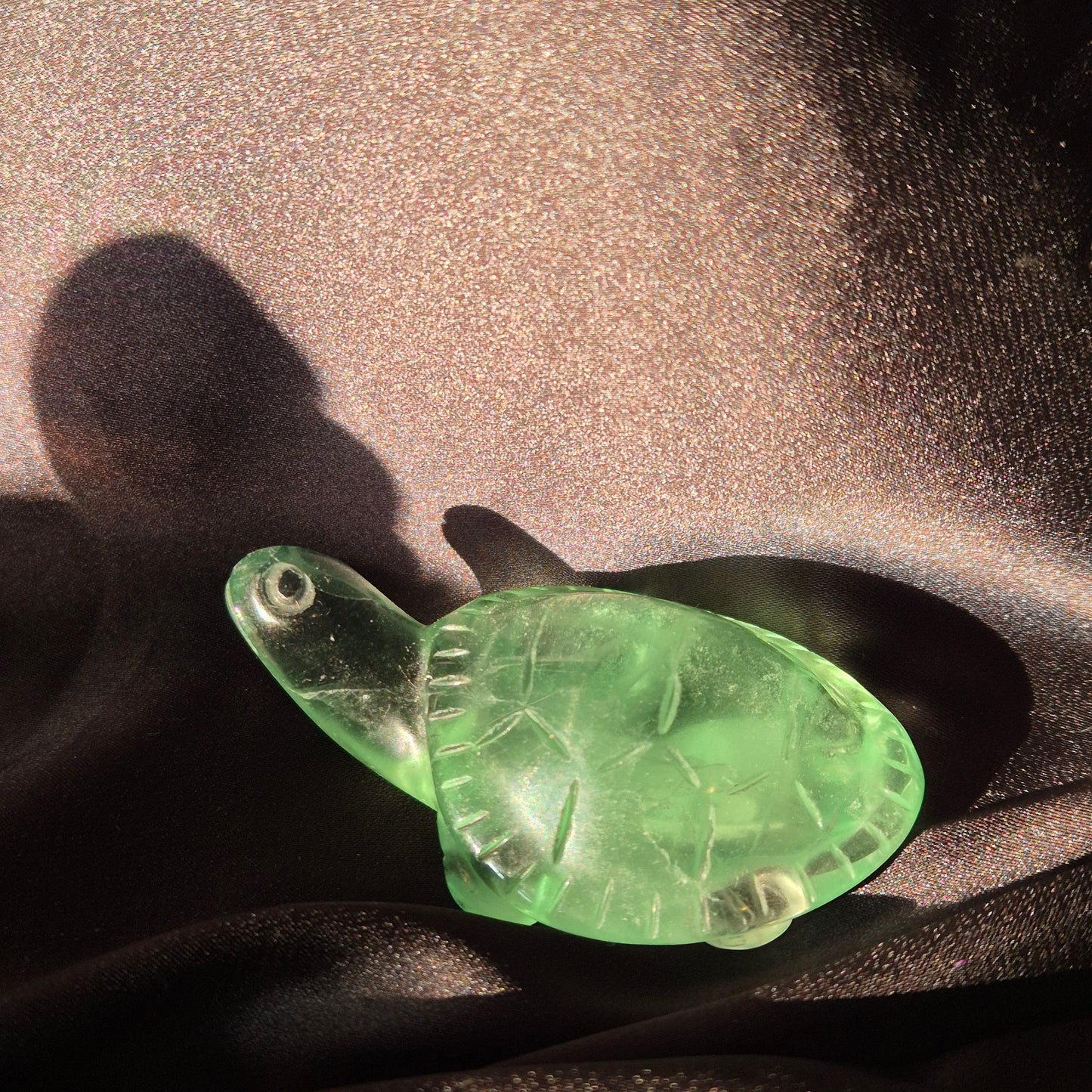 Green fluorite turtle 2
