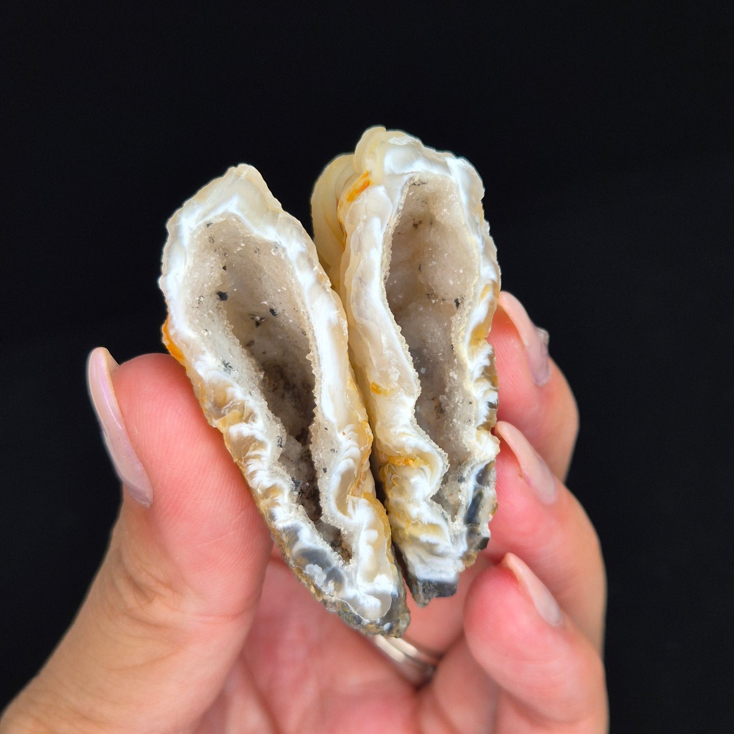druzy agate set big 1