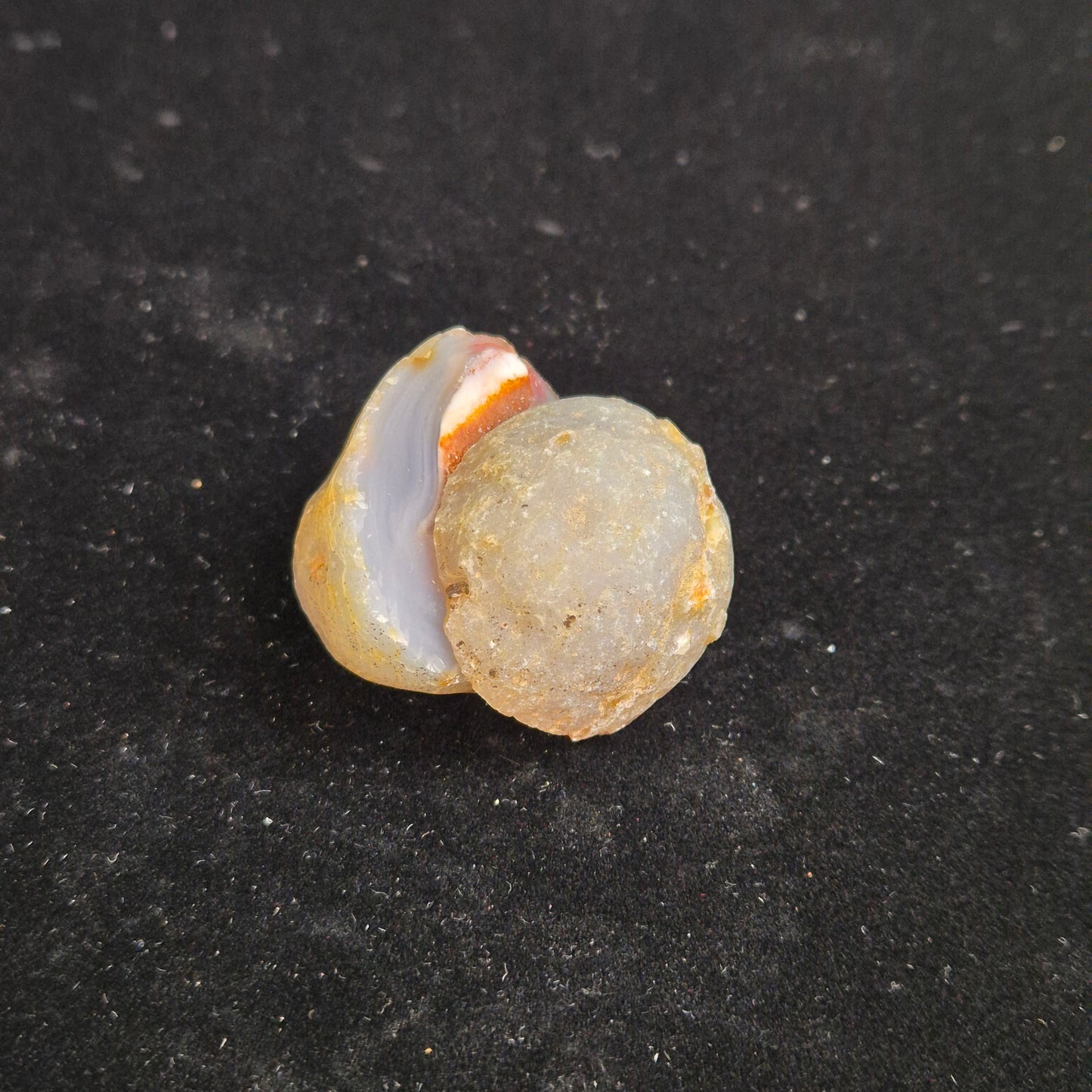 Druzy agate set big 16