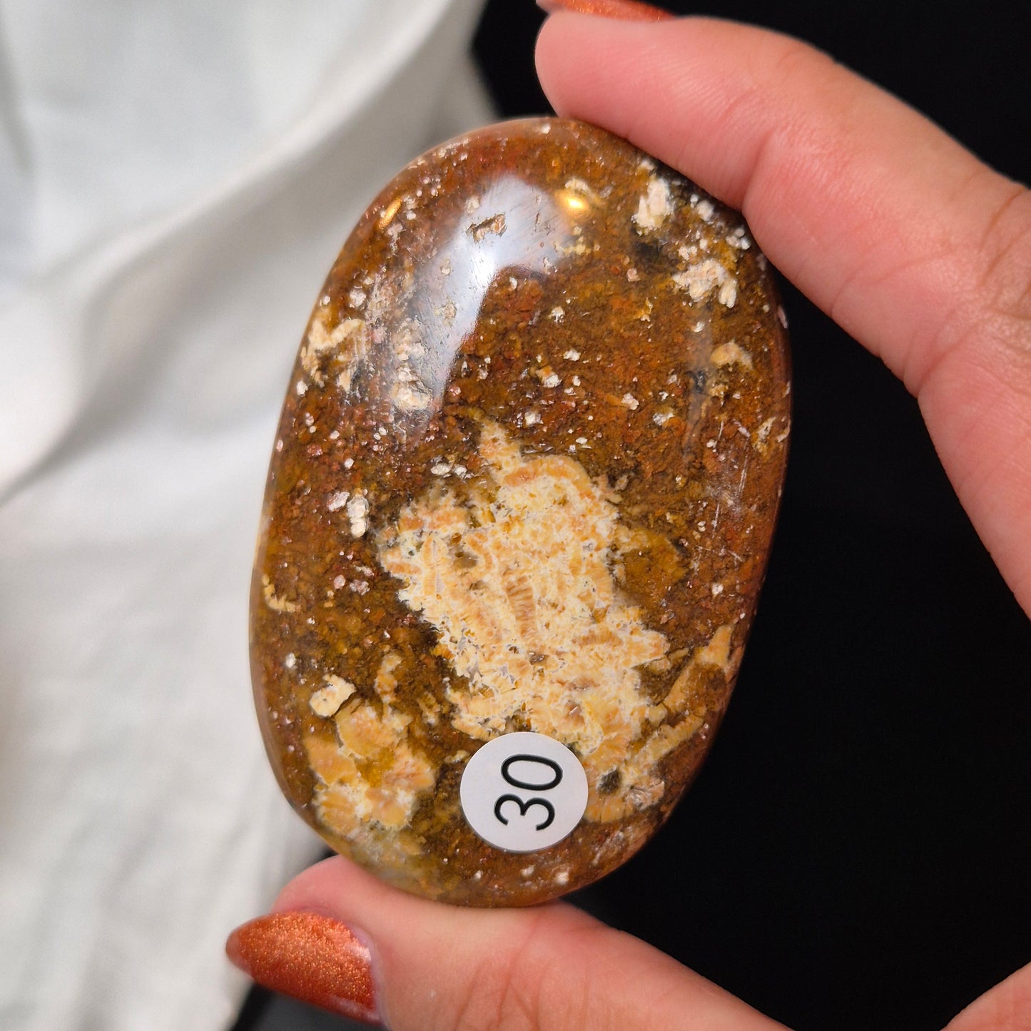 Boram agate palmstone 30 (Indonesia)