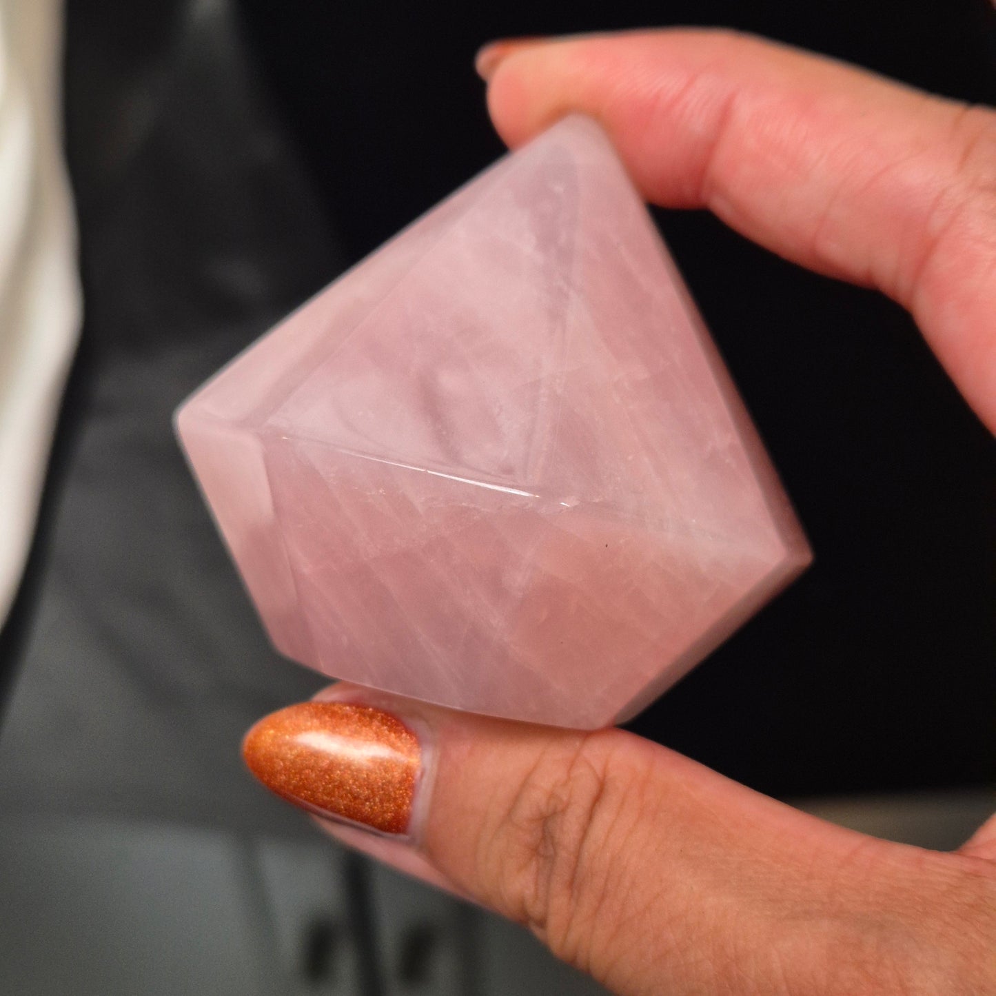 Rosequarts diamond 9