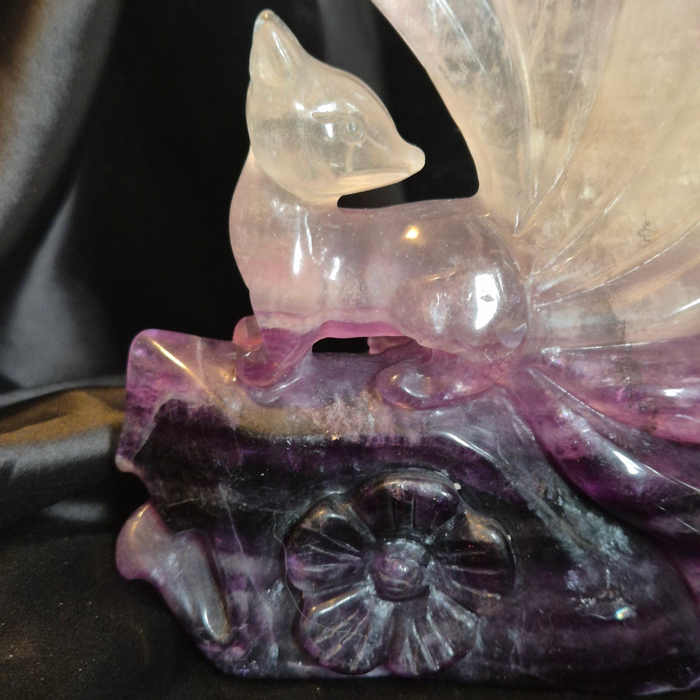 purple fluorite ninetail fox
