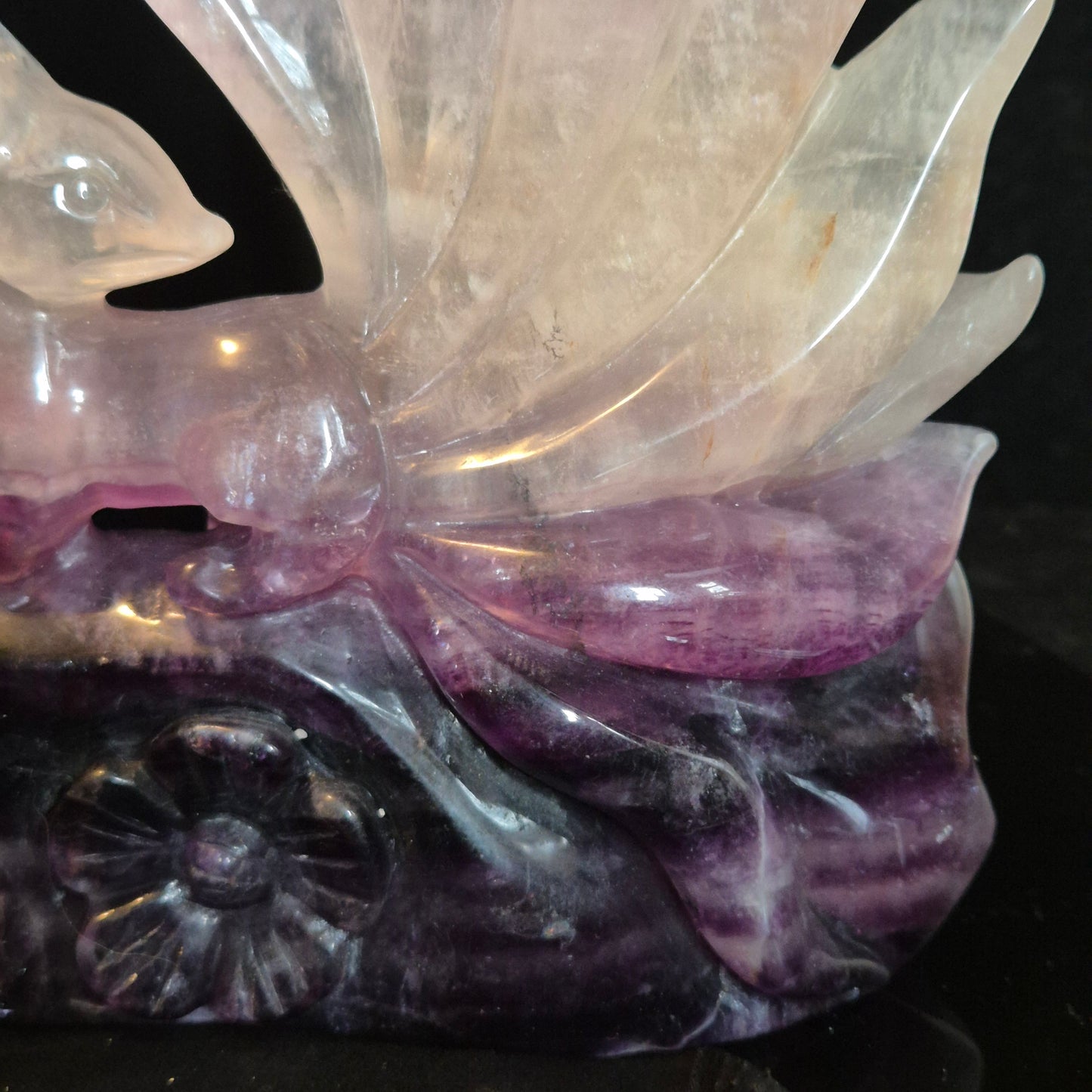 purple fluorite ninetail fox